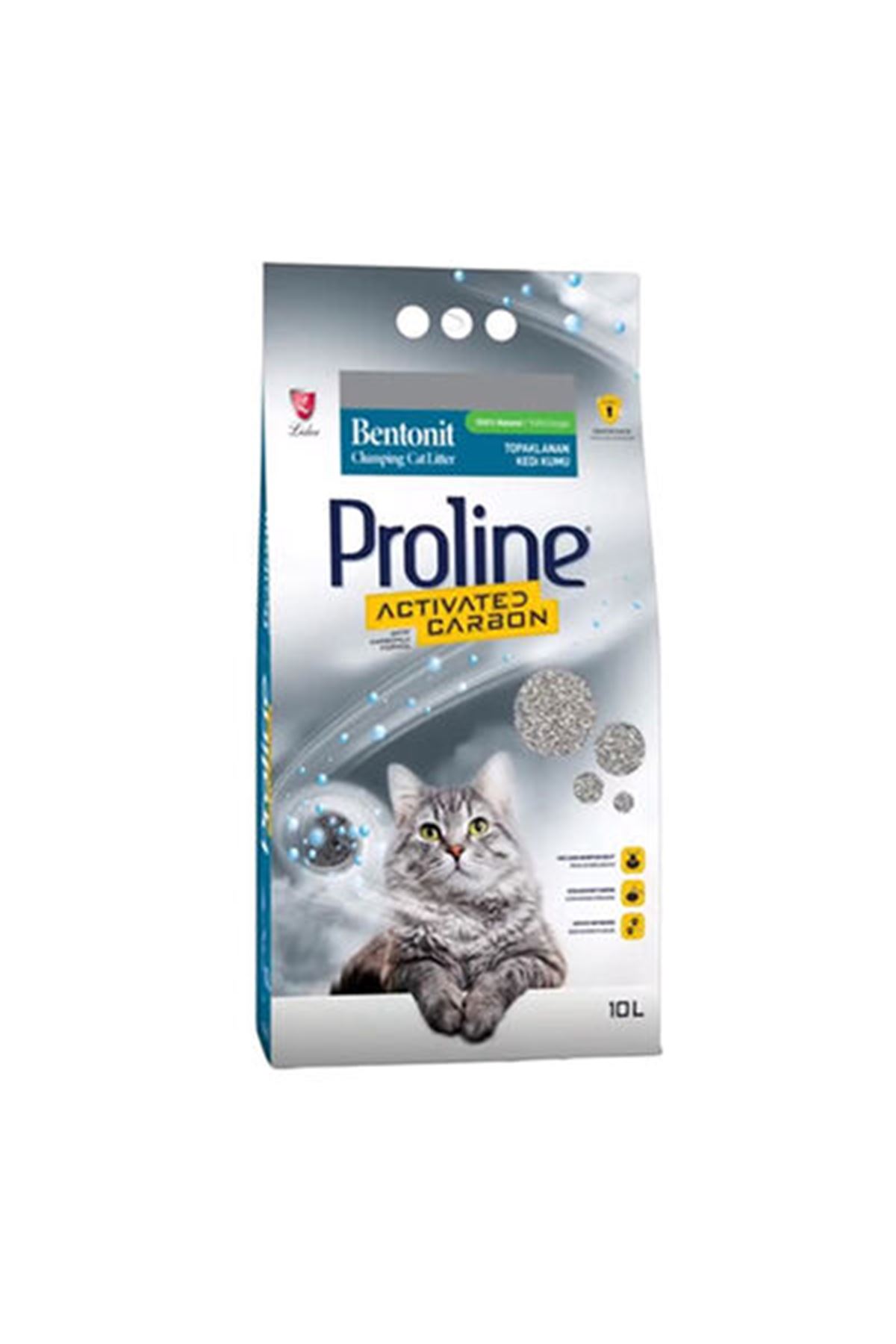Proline Kedi Kumu Aktif Karbonlu 10 L