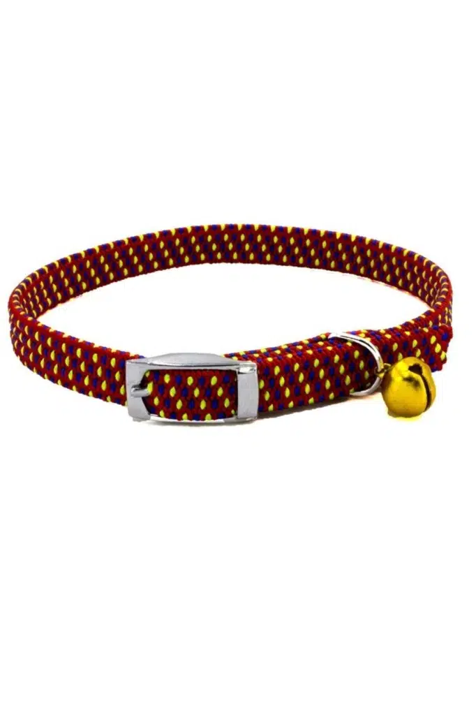 Cattie Kedi Boyun Tasması Lastikli Kırmızı 20-30Cm