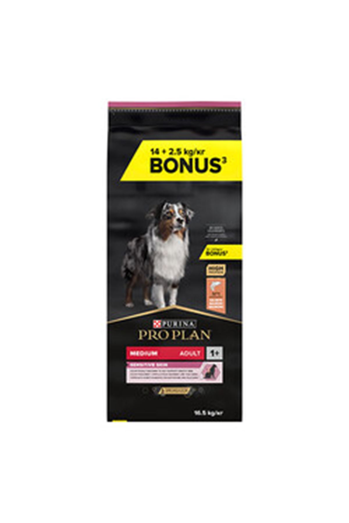 Proplan Köpek Maması Orta Irk Somonlu 14 Kg+2.5 Kg