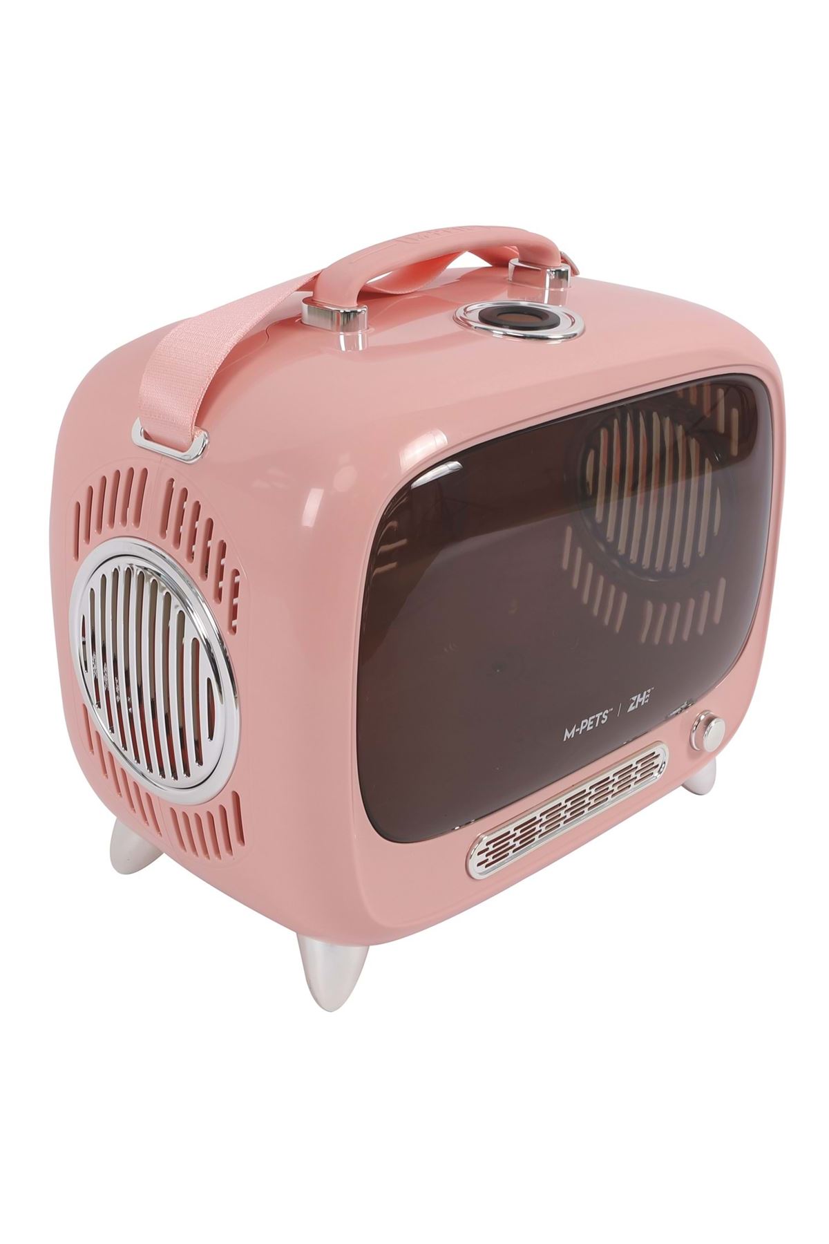 M-Pets Kedi Taşıma Çantası Televizyon Şekli Pembe