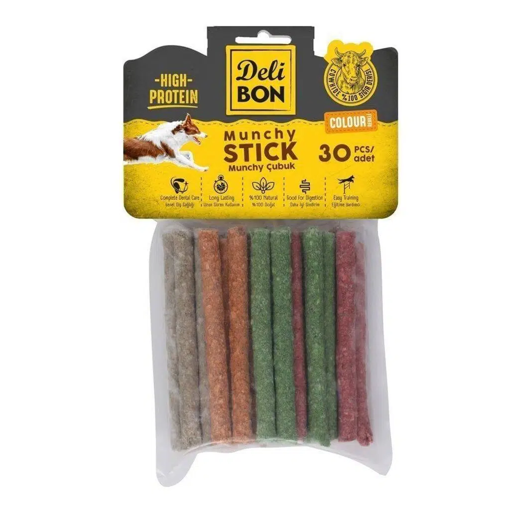 Delibon Köpek Ödül Deriden Munchy Çubuk 30 Lu