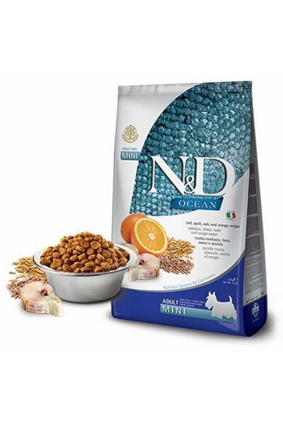 N&D Köpek Maması Düşük Tahıl Balık Portakal 2.5 Kg
