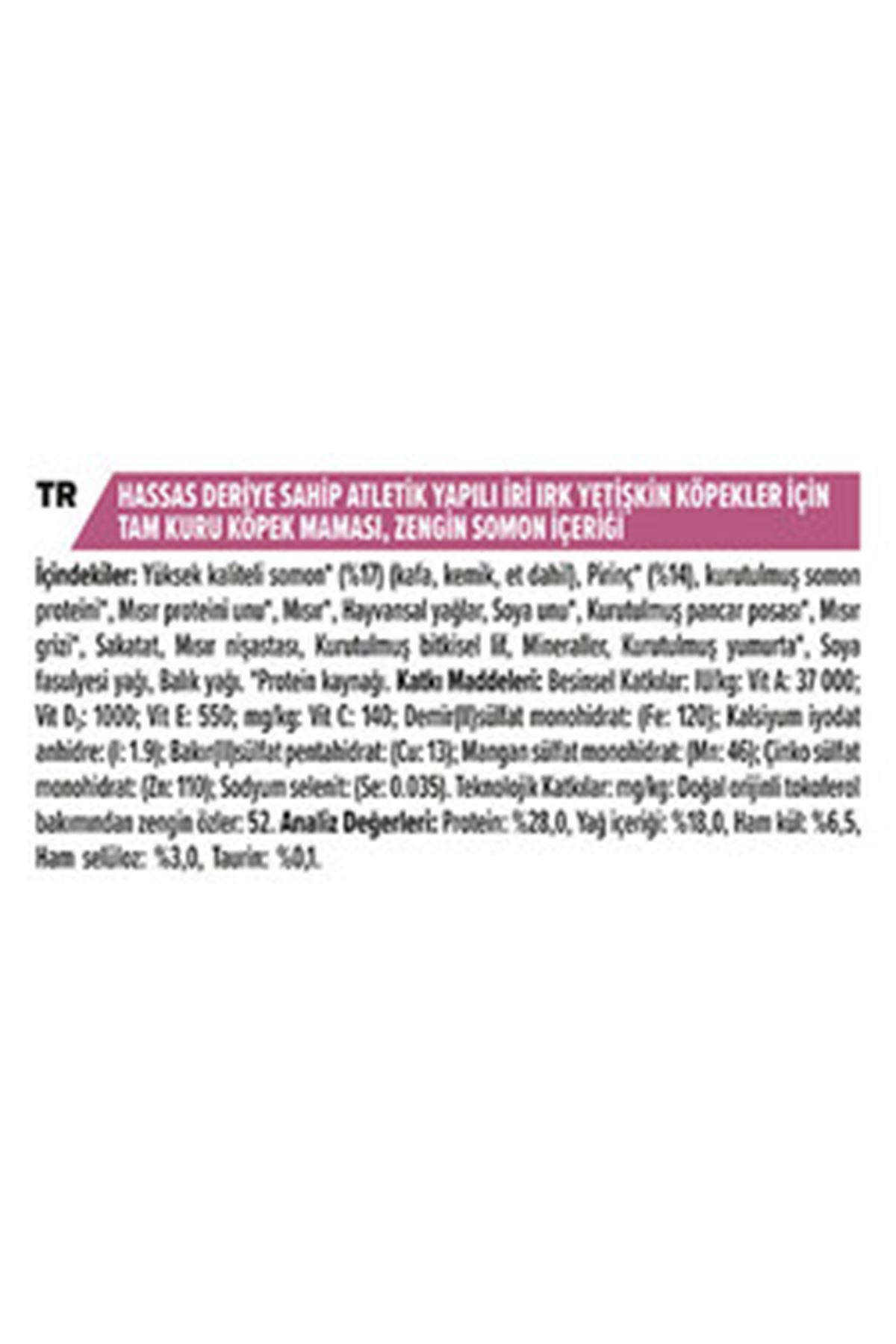 Proplan Köpek Maması Büyük Irk Somon,Pirinç 14 Kg