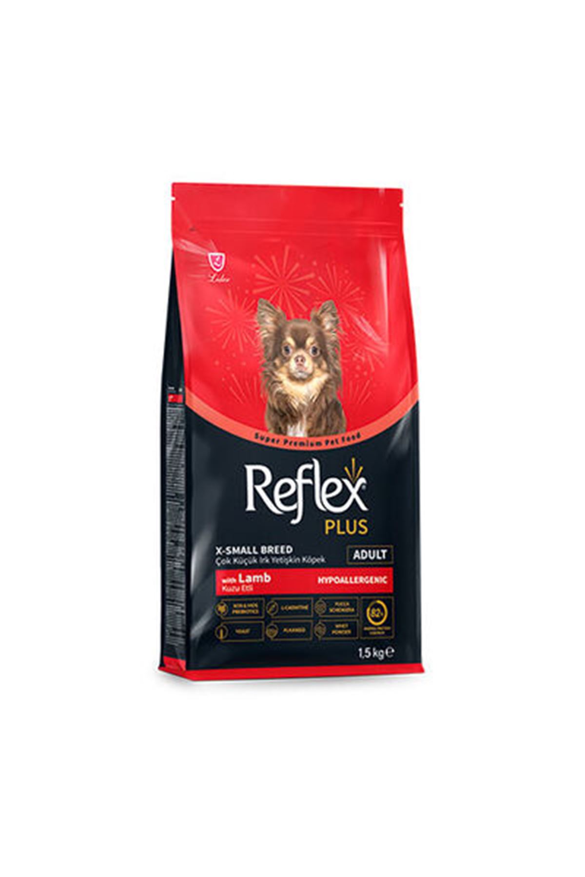 Reflex Plus Köpek Mama Küçük Irk Kuzu,Pirinç 1.5Kg