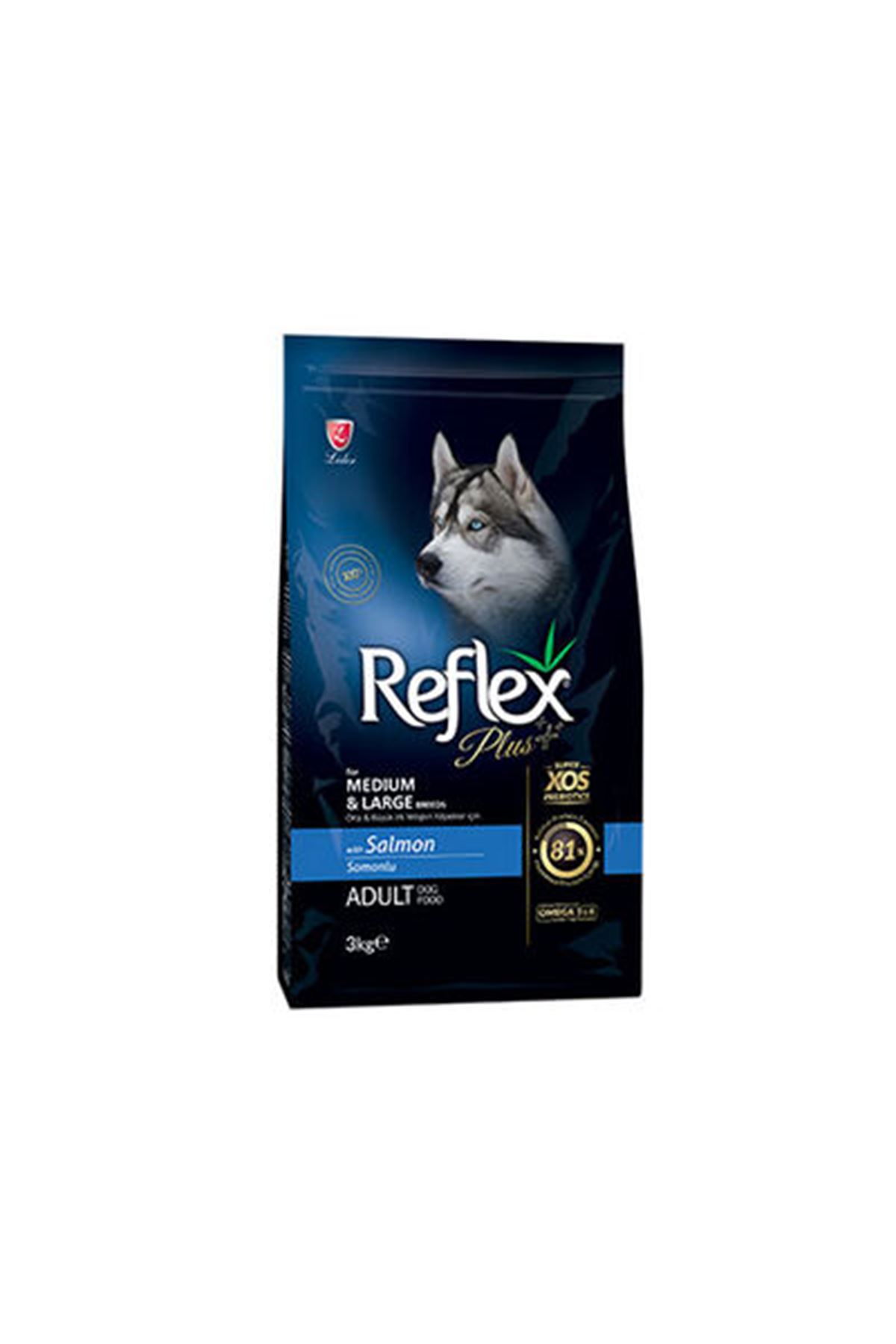 Reflex Plus Köpek Maması Orta,Büyük Irk Somon 3 Kg