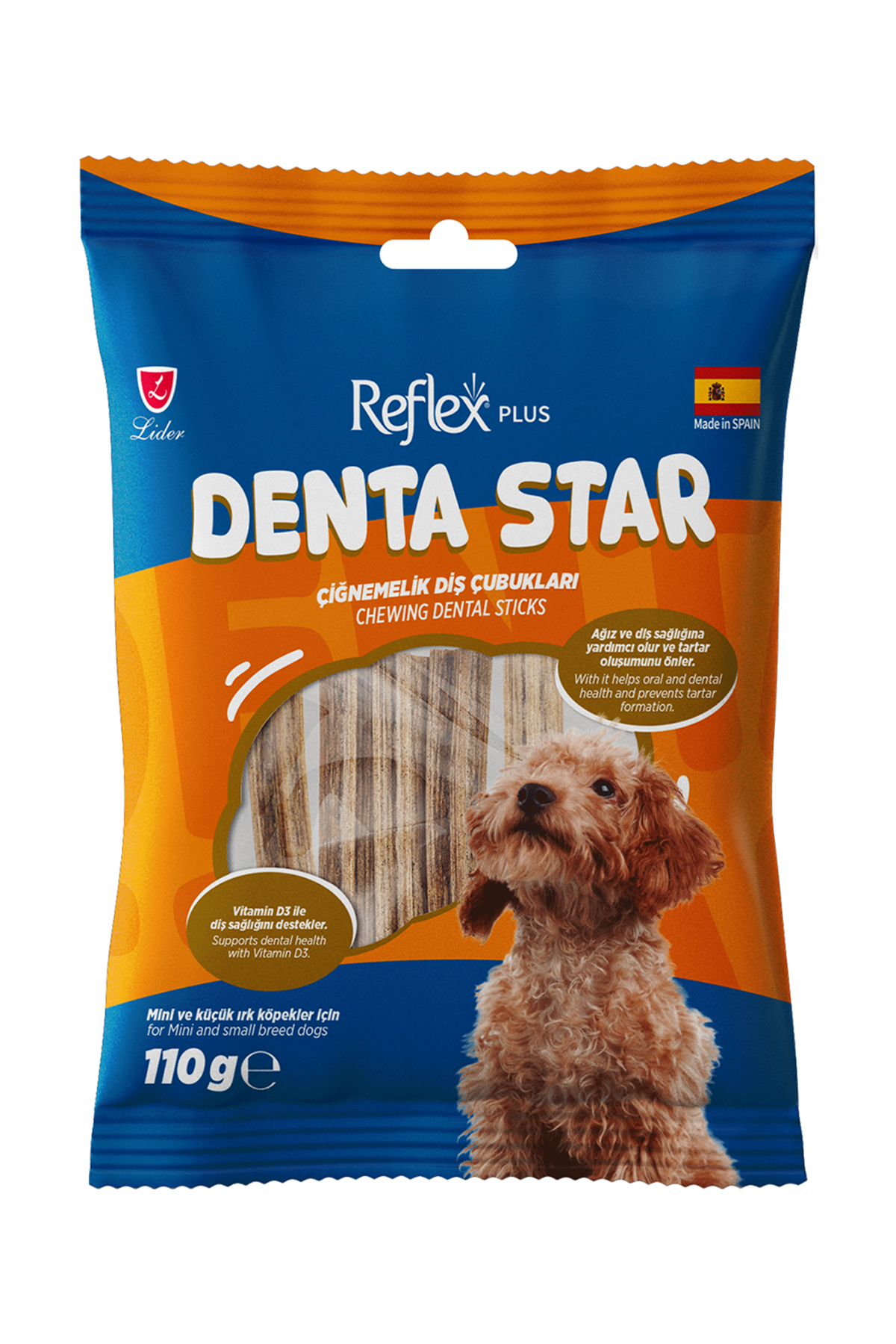Reflex Plus Köpek Ödül Küçük Irk Diş Çubuk 110 G