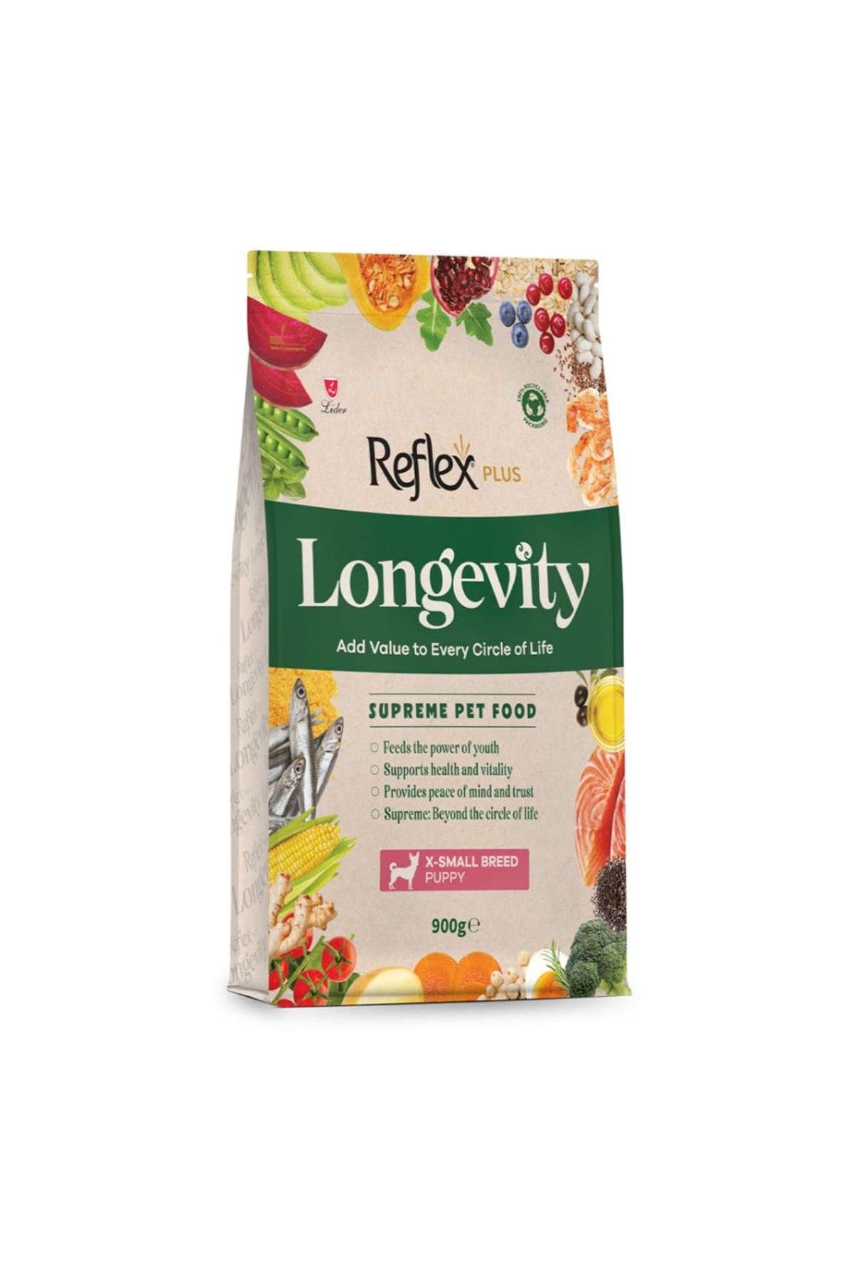 Longevity Yavru Köpek Maması Küçük Irk 900 G