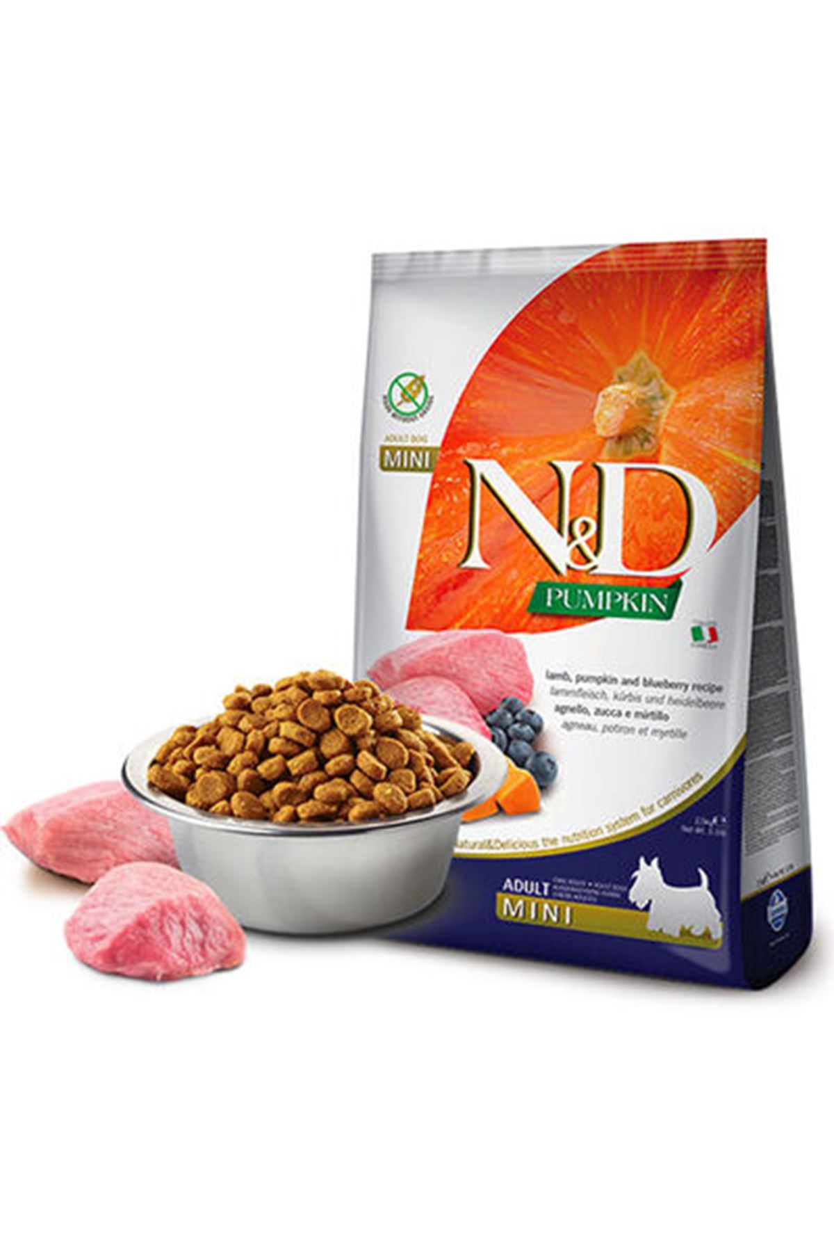 N&D Köpek Maması Tahılsız Bal Kabaklı Kuzu 2.5 Kg