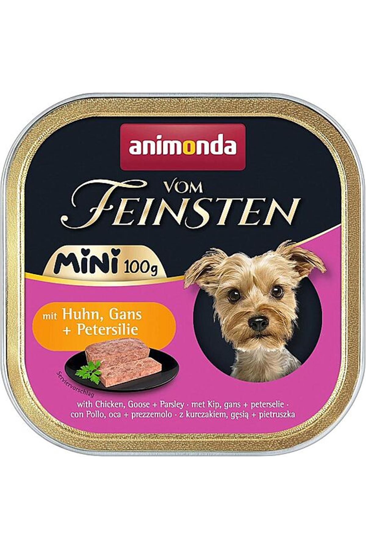 Animonda Köpek Yaş Maması Tavuk Ve Kaz Etli 100 G