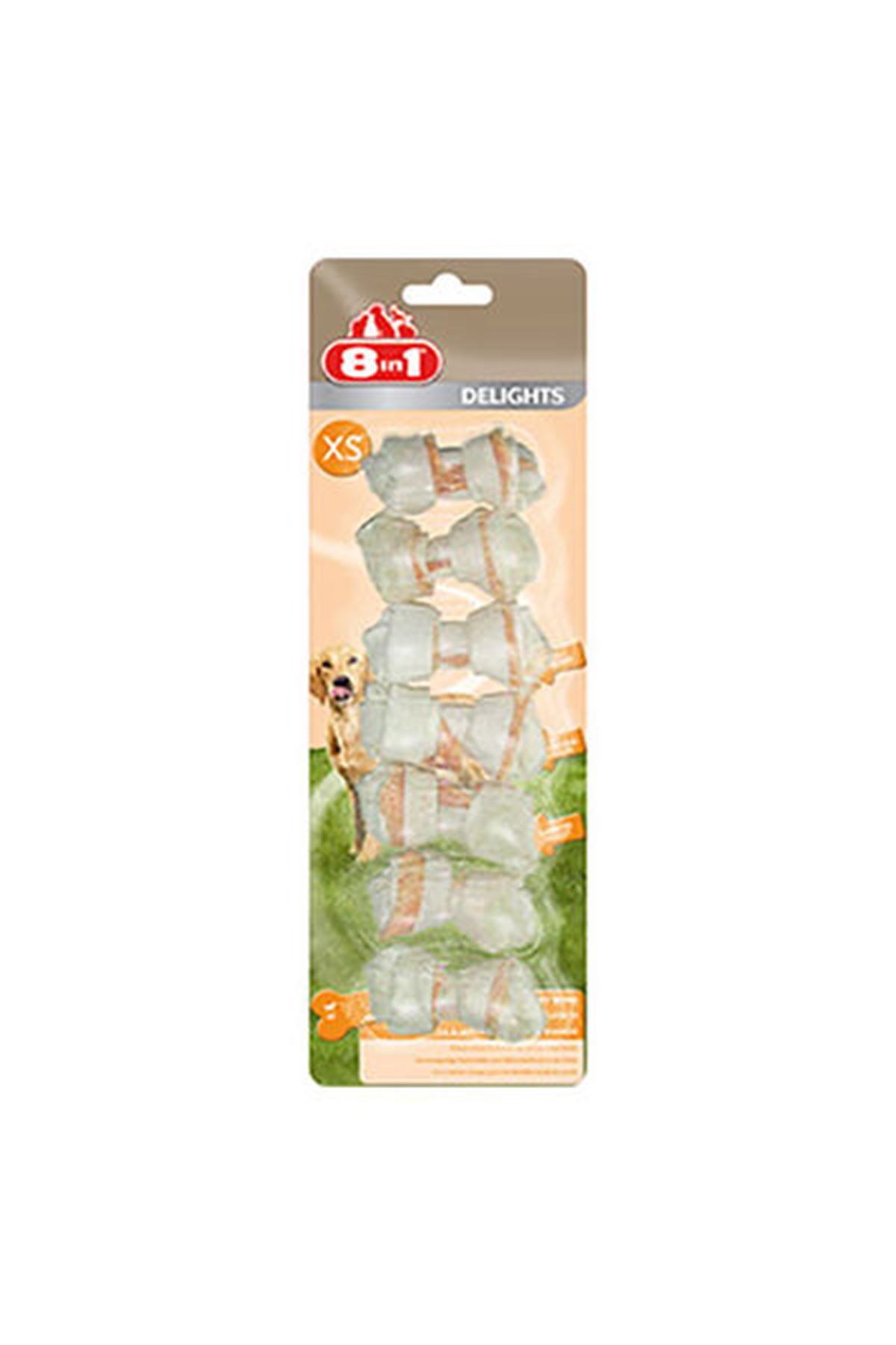 8IN1 Delights Köpek Ödül Kemiği Tavuklu XS 84 G