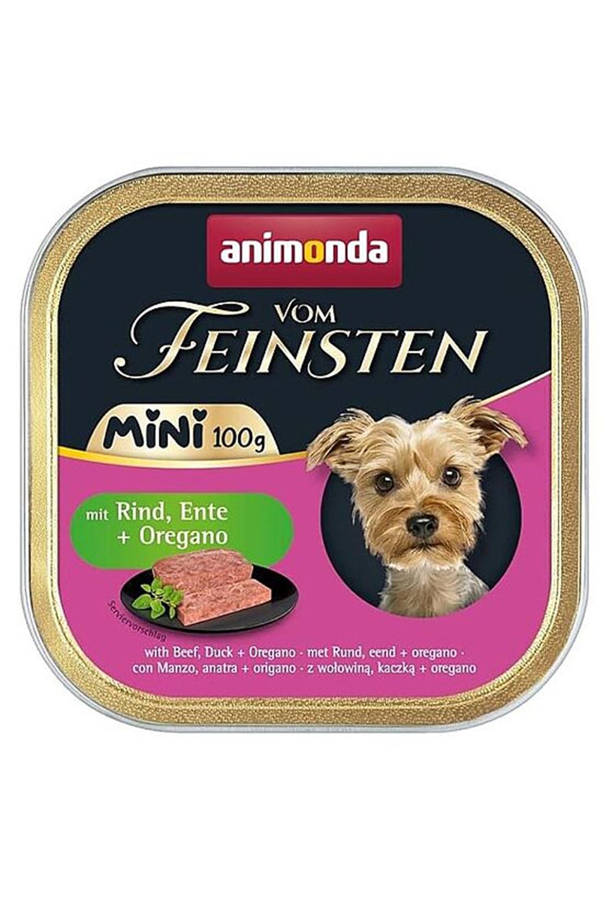 Animonda Köpek Yaş Maması Dana Ve Ördek Etli 100 G