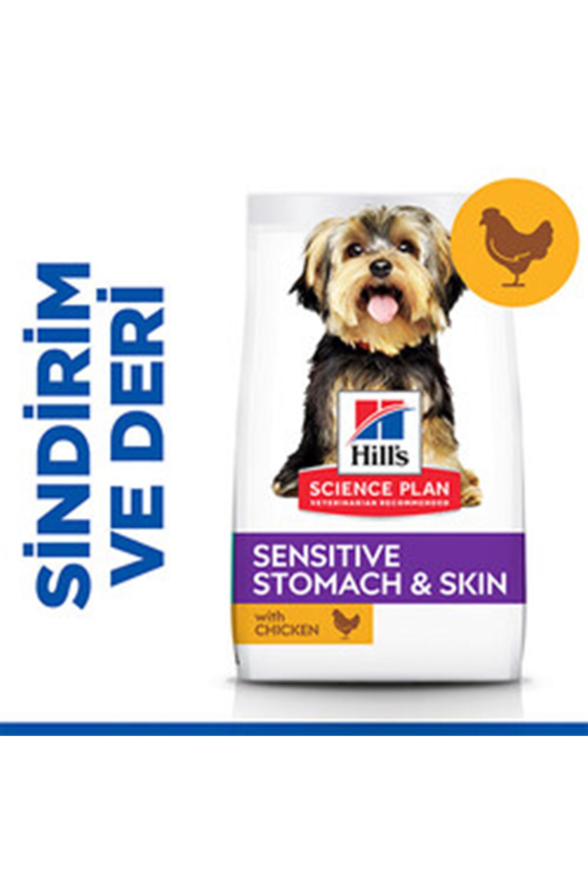 Hill's Köpek Maması K.Irk Tavuklu Mide, Deri 1.5Kg