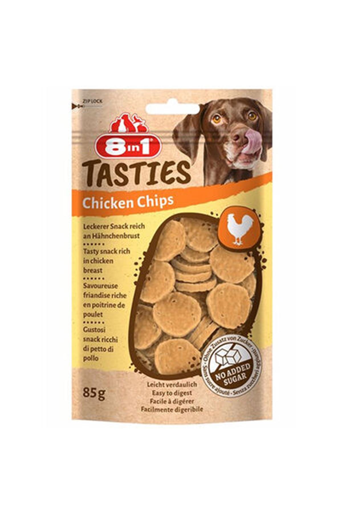 8IN1 Köpek Ödül Maması Tavuklu Cips 85 G