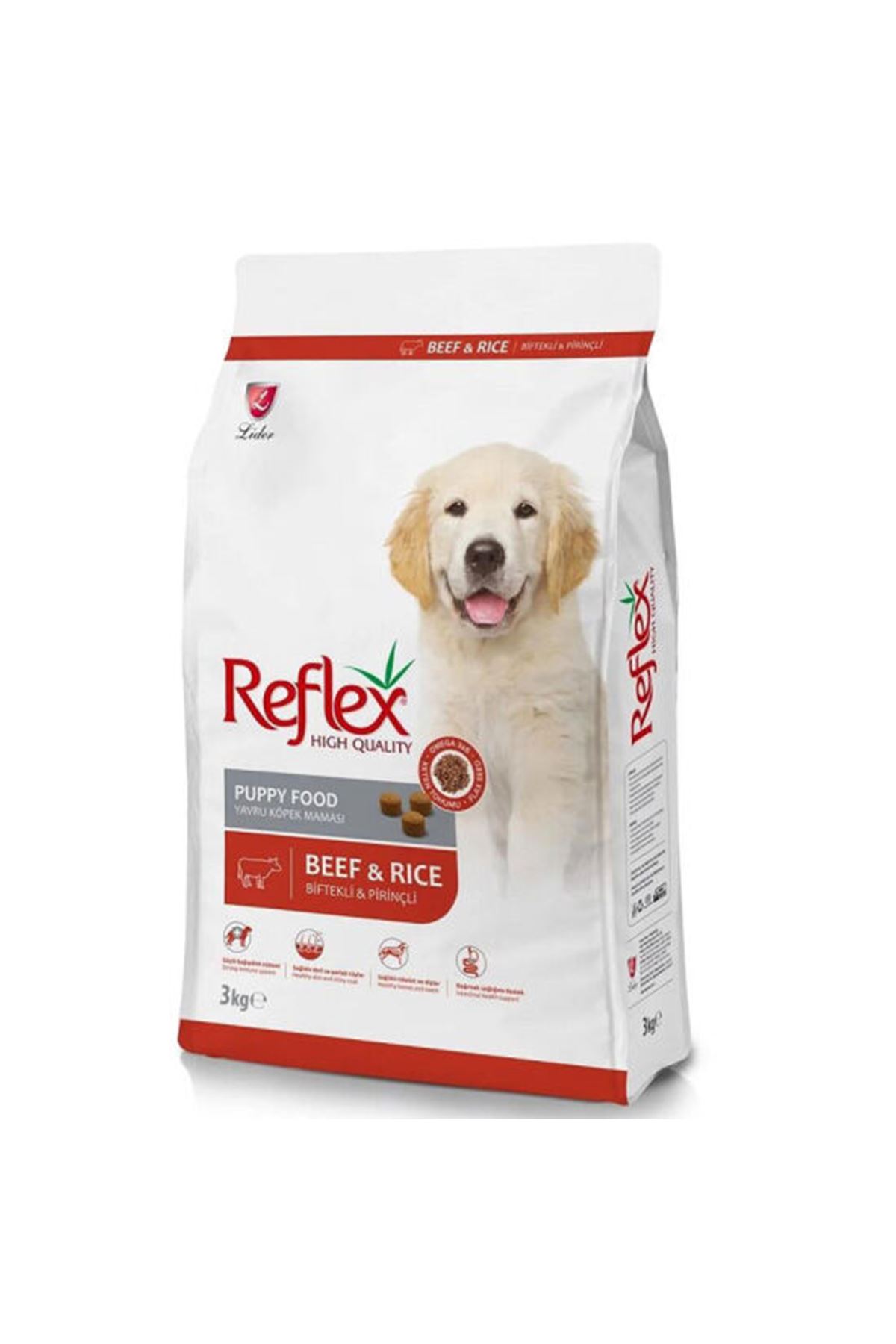 Reflex Yavru Köpek Maması Biftekli 3 Kg