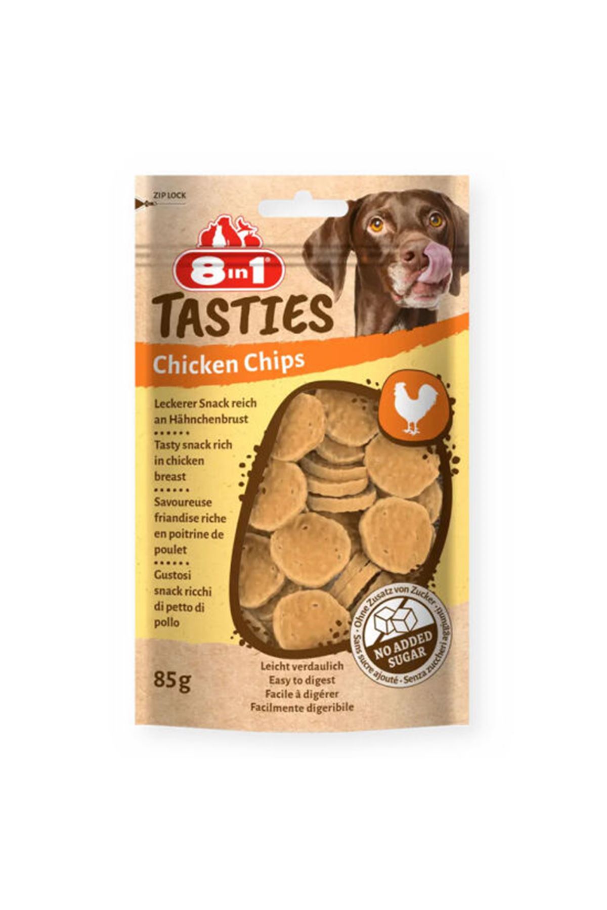 8IN1 Köpek Ödül Maması Tavuklu Cips 85 G