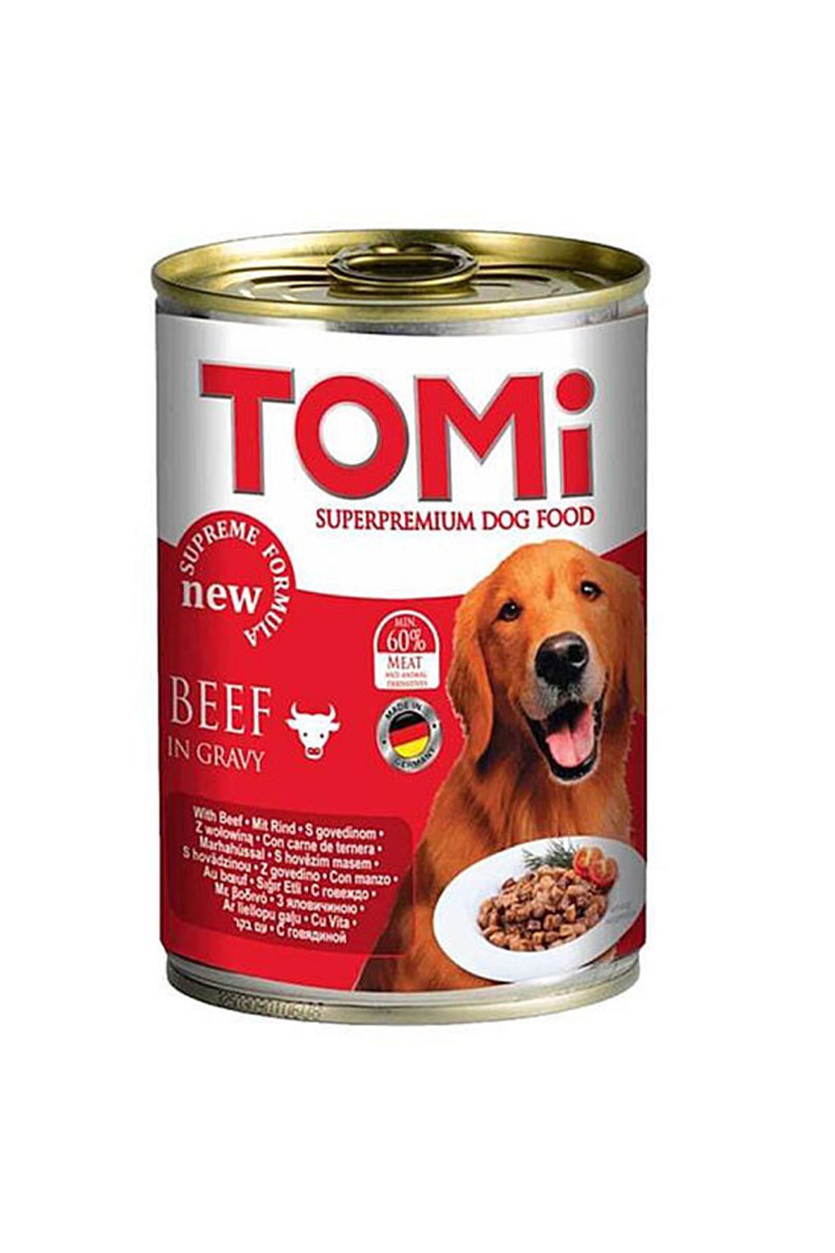 Tomi Köpek Yaş Maması Dana Etli 400 G