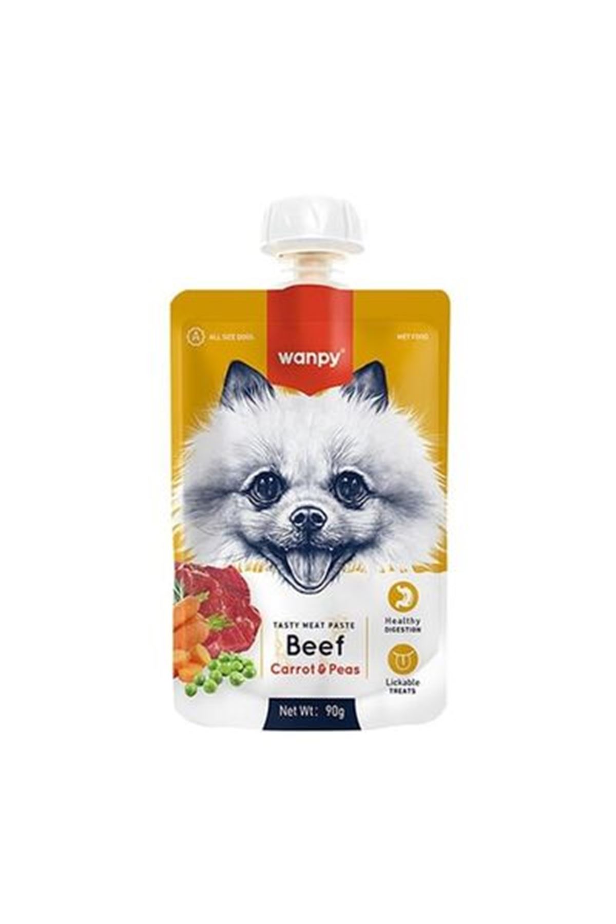Wanpy Köpek Ödül Maması Sığır Etli Ve Havuçlu 90 G