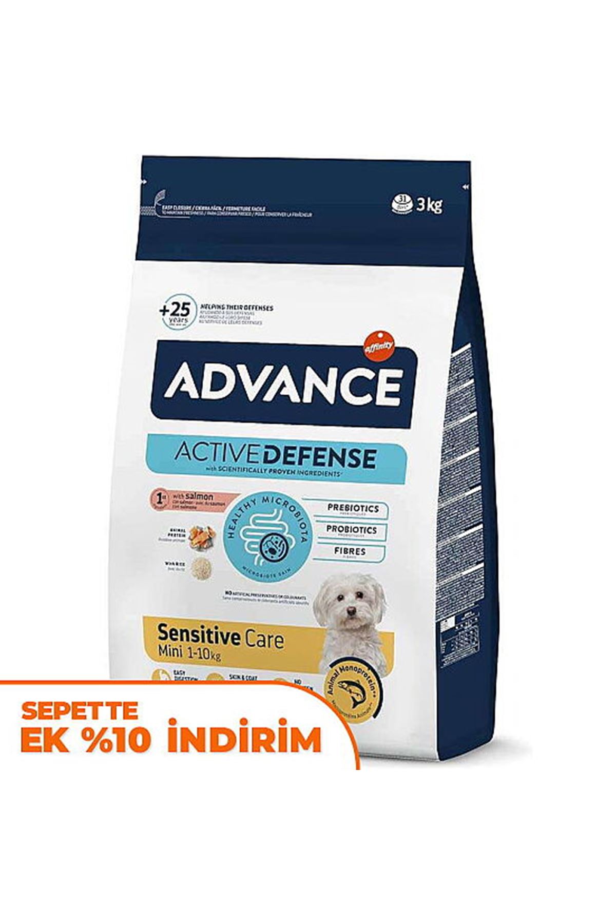 Advance Köpek Maması Küçük Irk Somonlu 3 Kg