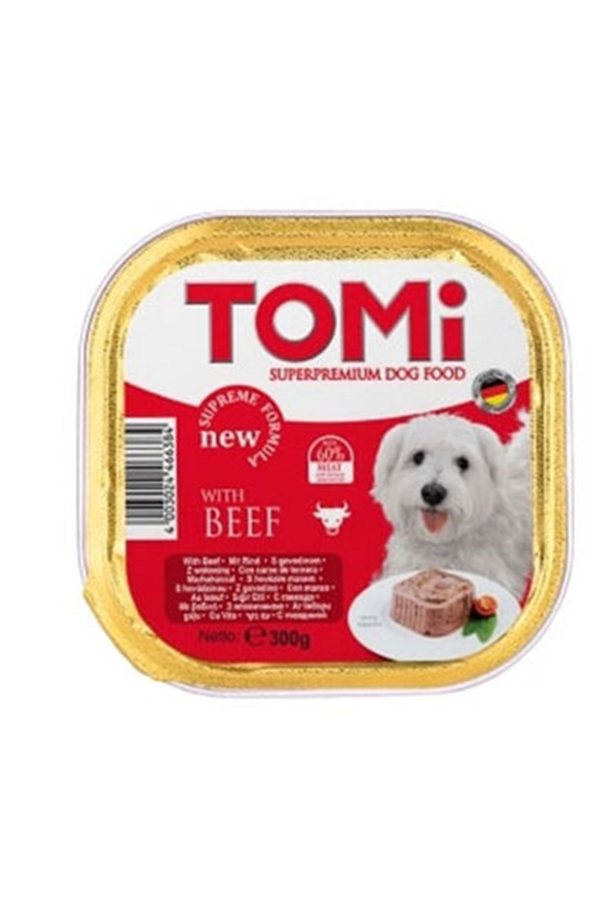 Tomi Köpek Yaş Maması Dana Etli 300 G