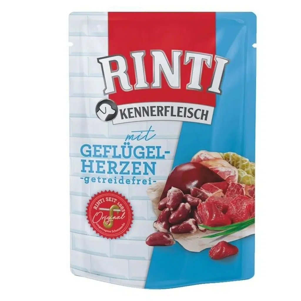 Rinti Köpek Yaş Maması Yürekli 400 G