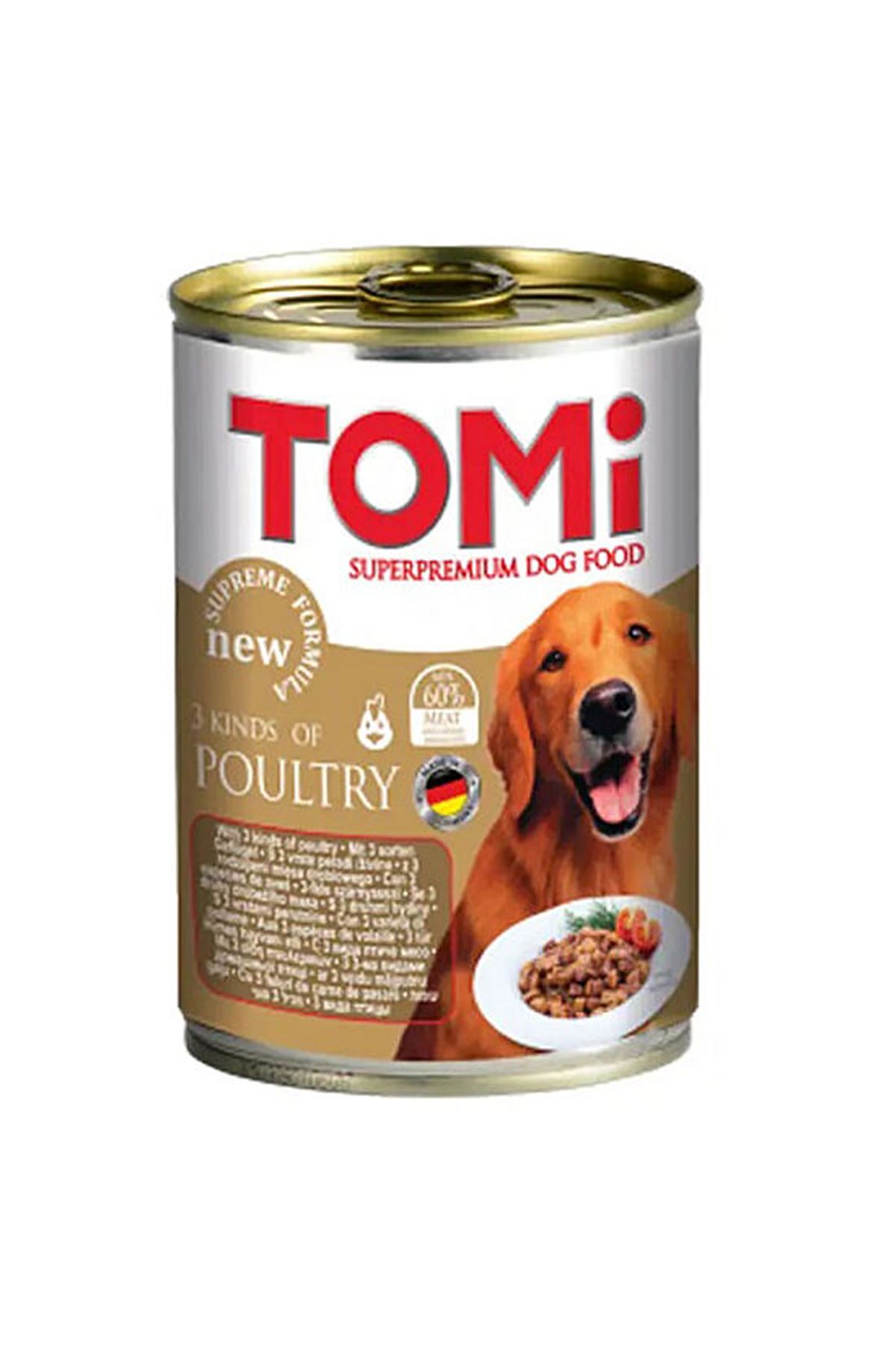 Tomi Köpek Yaş Maması Kümes Hayvanlı 400 G