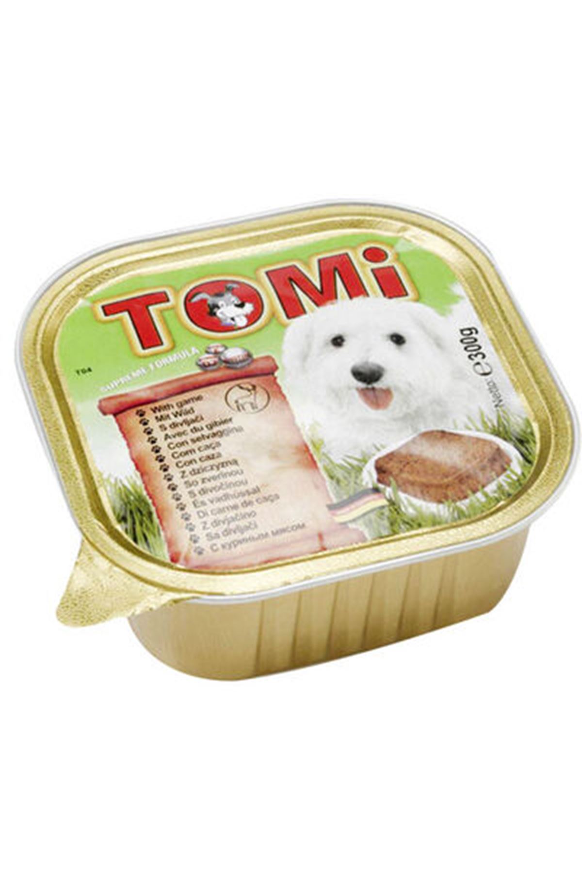 Tomi Köpek Yaş Maması Yaban Hayvanlı 300 G