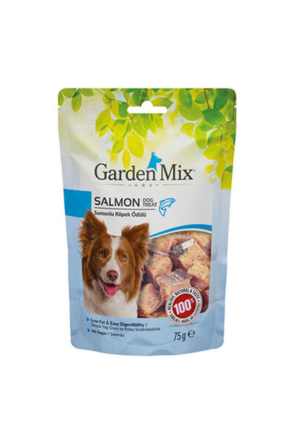 Garden Mix Köpek Ödül Maması Somonlu Yuvarlak 75 G