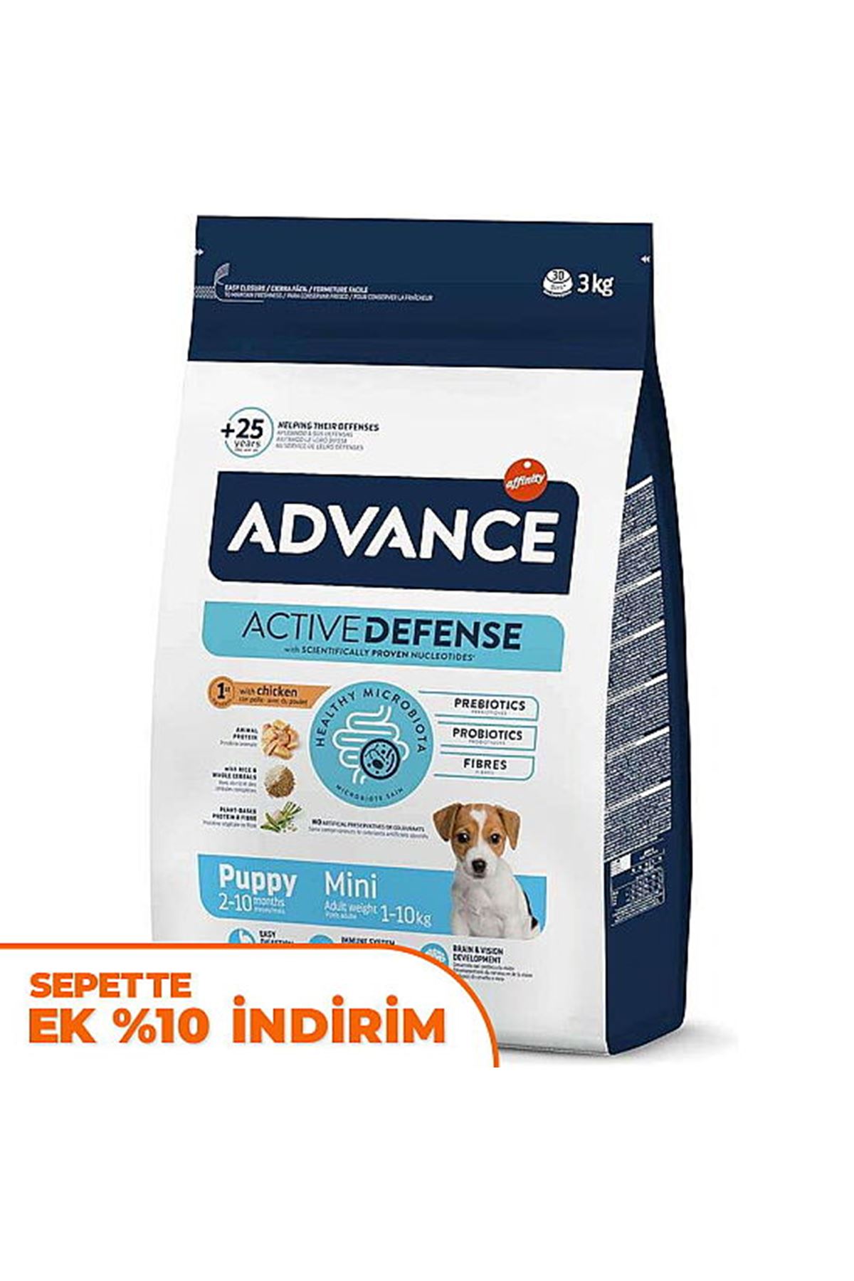 Advance Yavru Köpek Maması Küçük Irk 3 Kg