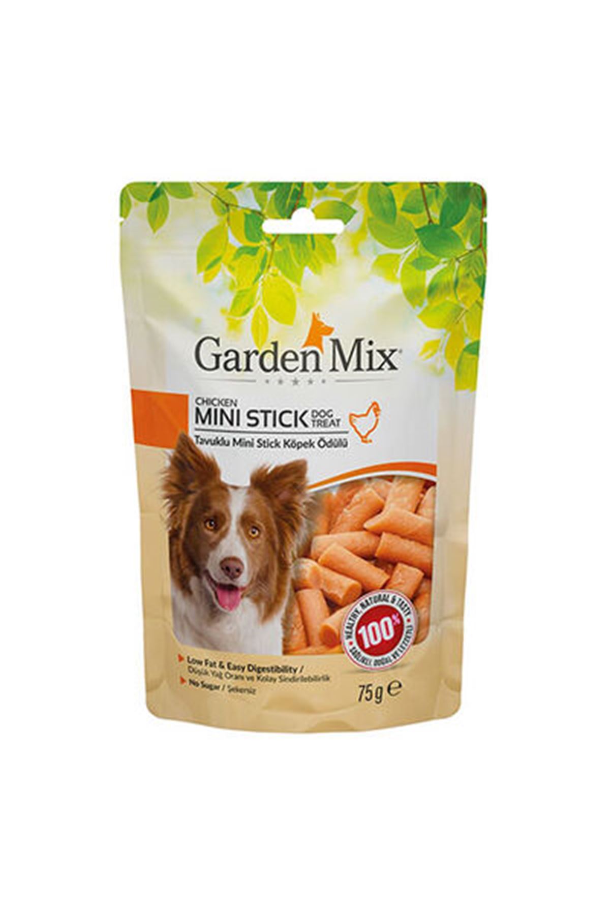 Garden Mix Köpek Ödül Stick Somonlu Tahılsız 75 G