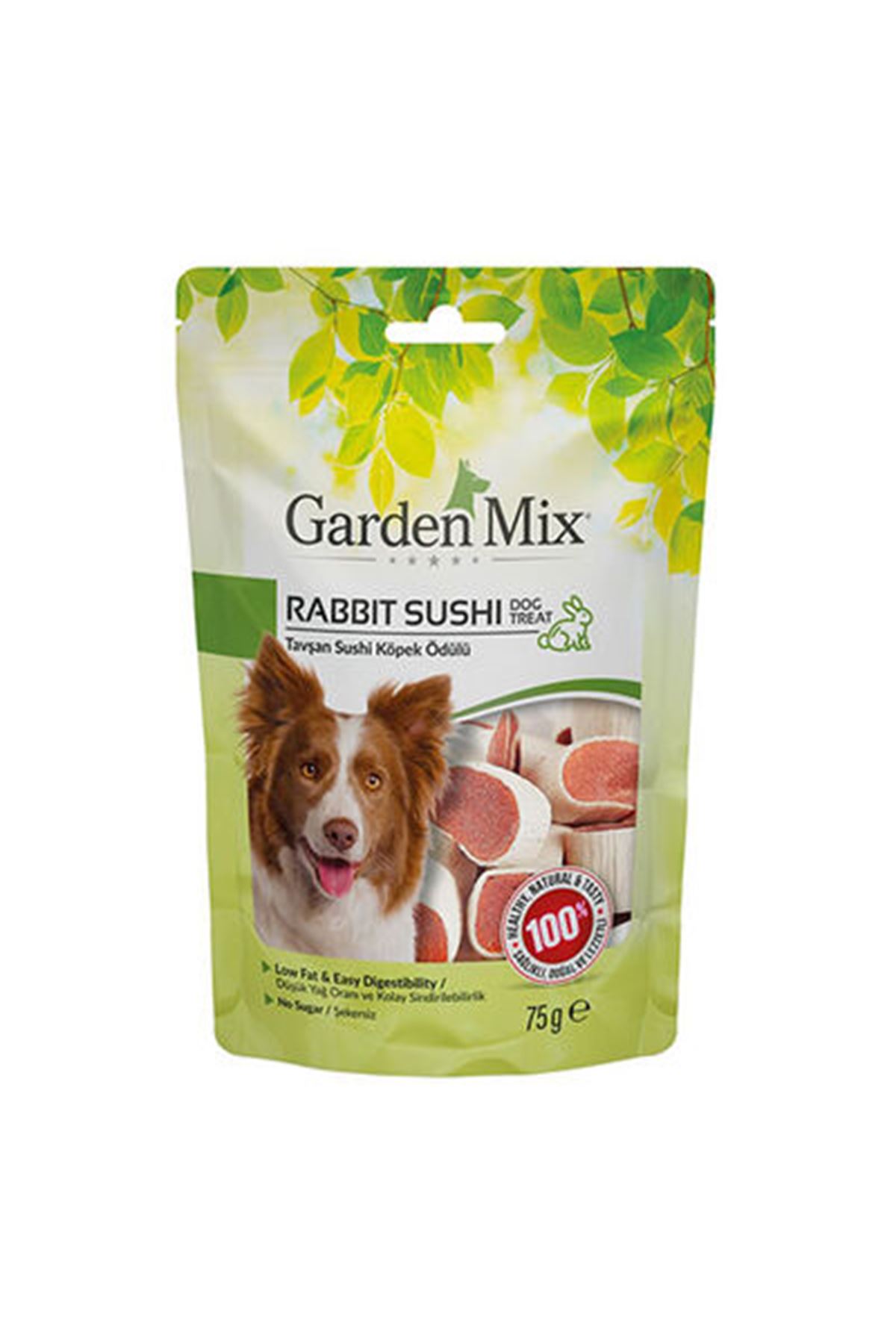 Garden Mix Köpek Ödül Maması Tavşan Sushi 75 G