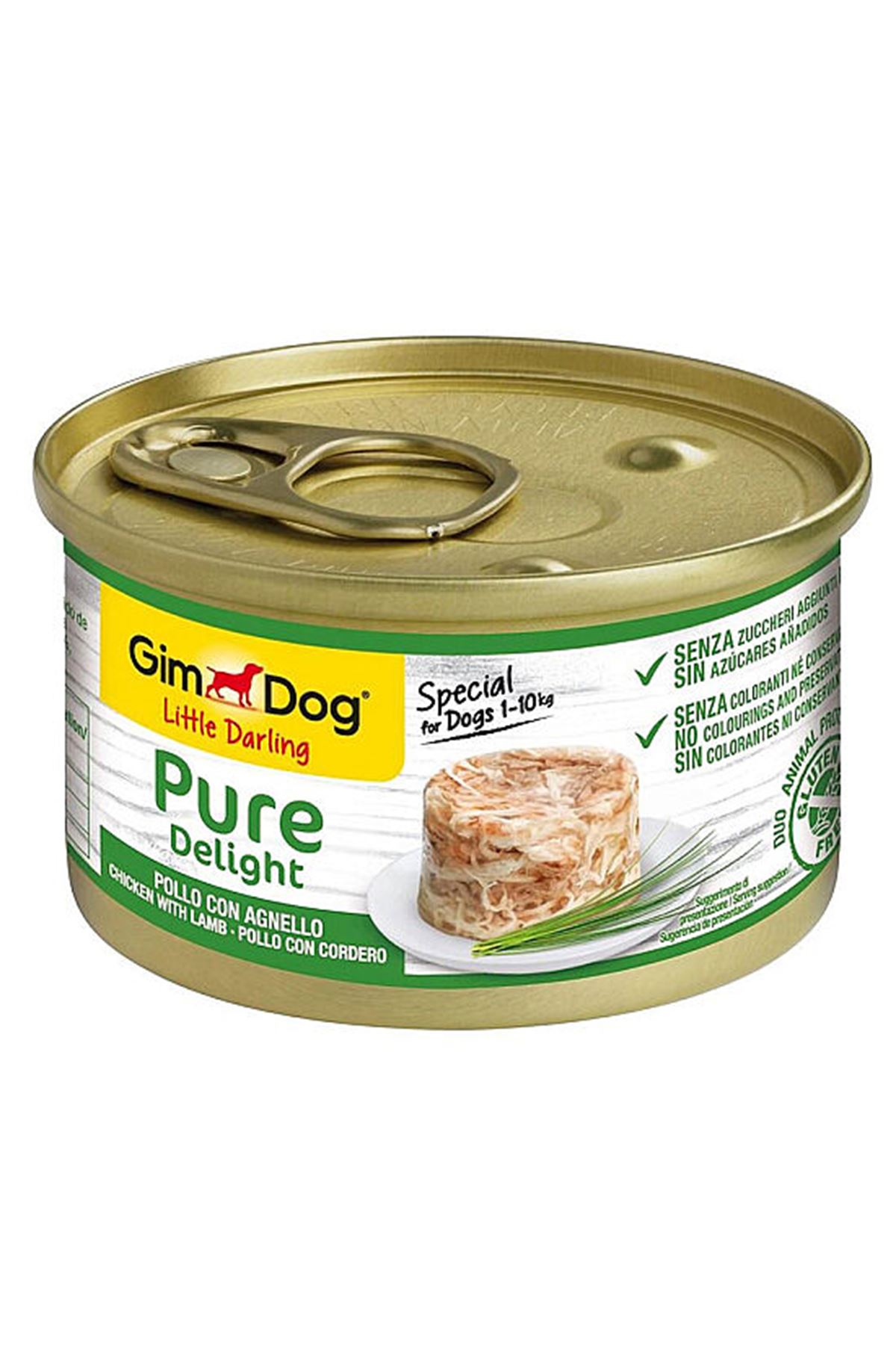 GimDog Köpek Yaş Maması Tavuklu ve Kuzulu 85 G