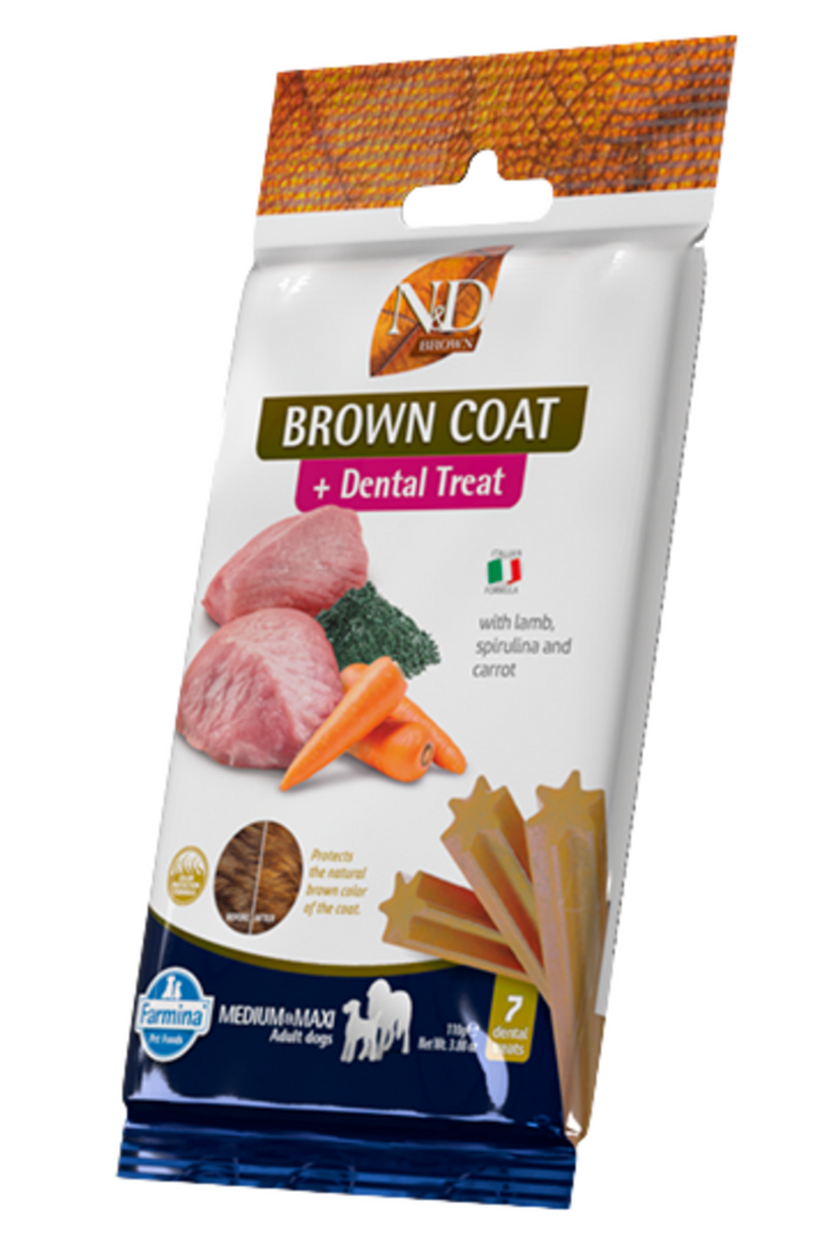 N&D Köpek Ödül Maması O&Büy.Irk Kuzu,Havuç 100G