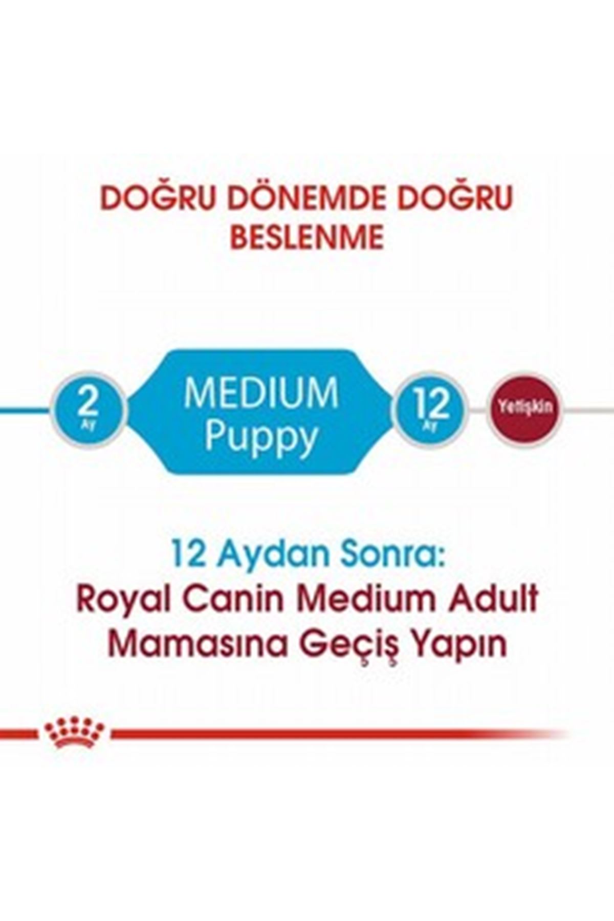 Royal Canin Yavru Köpek Maması Orta Irk 4 Kg
