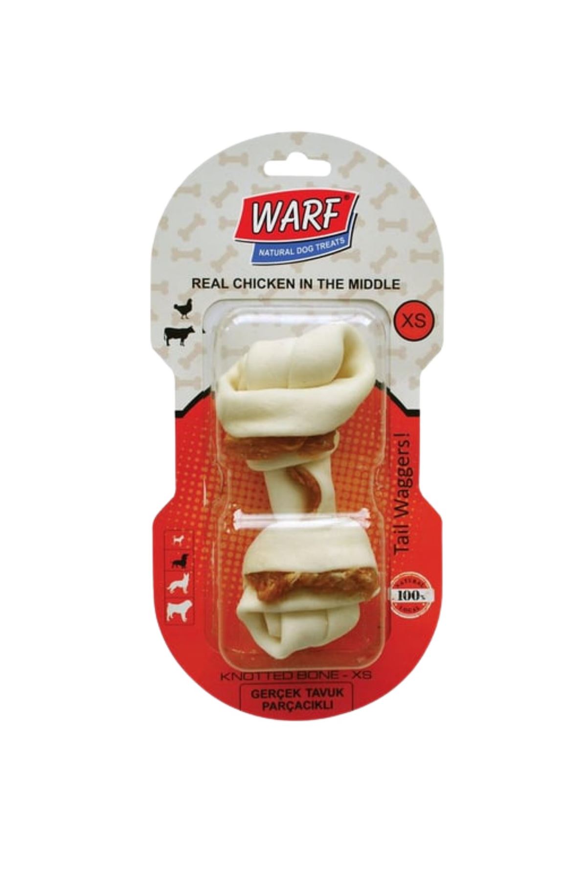 Warf Köpek Ödül Maması Kemik Tavuk 15.5 Cm 129 G