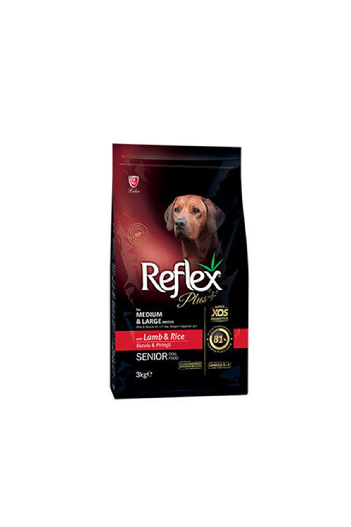 Reflex Plus Köpek Maması Orta,Büyük Irk Kuzulu 3Kg