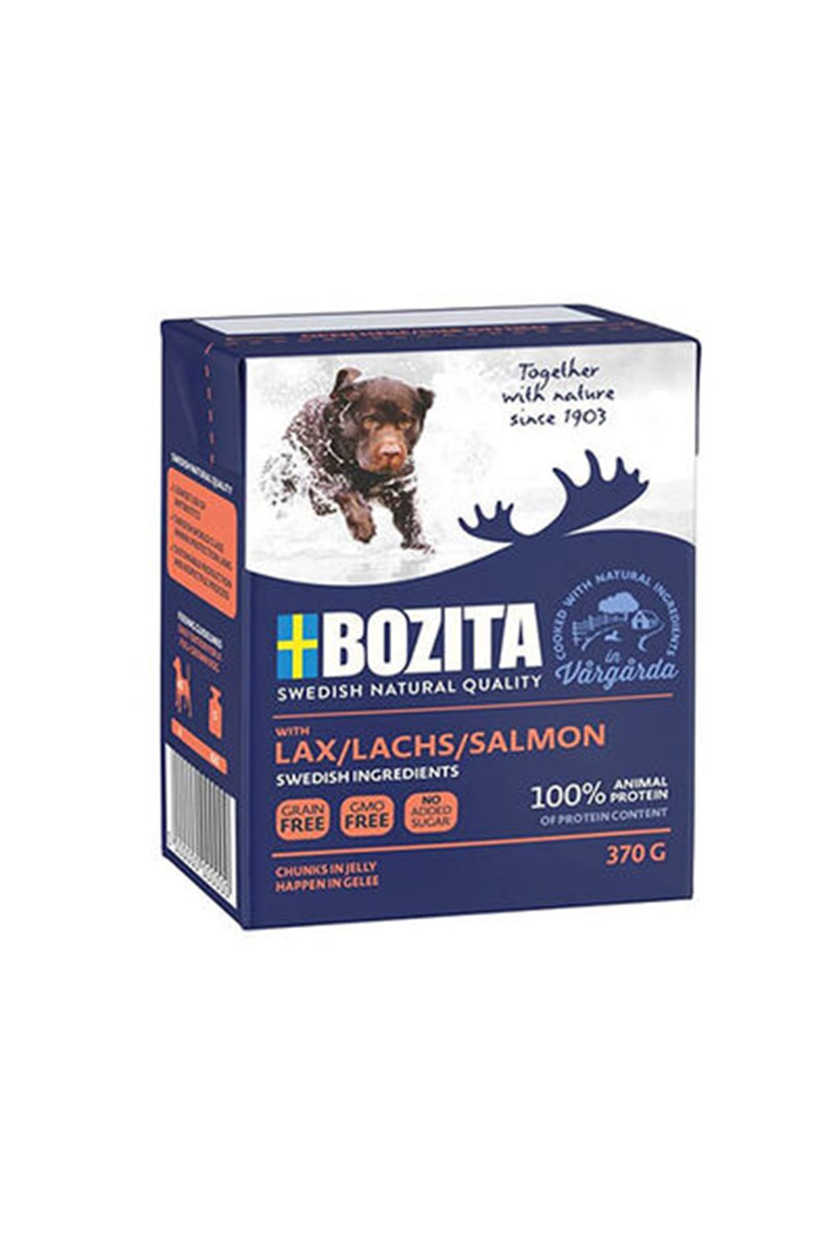 Bozita Köpek Yaş Maması Somonlu Jöle 370 G