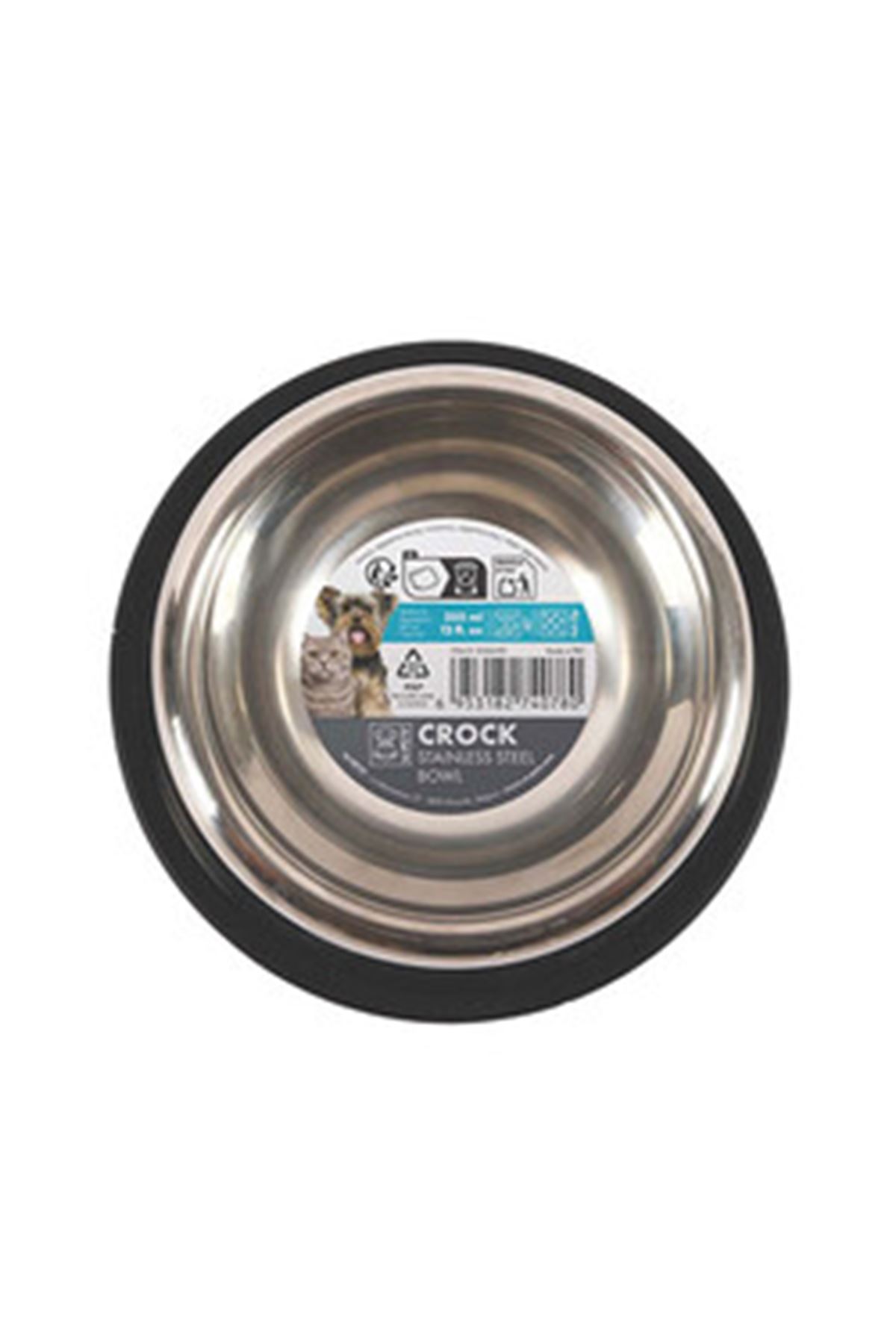 M-Pets Crock Mama Kabı Paslanmaz Çelik (S) 355 Ml