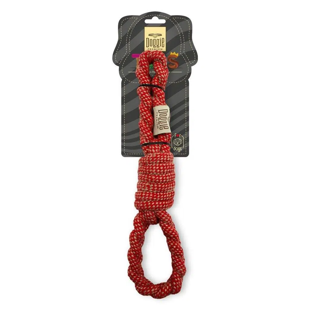 Doggie Köpek Oyuncağı Pamuk Halat Sekiz 35 Cm