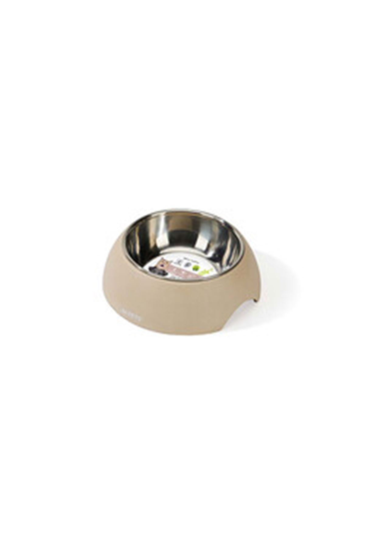 M-Pets Mama ve Su Kabı Bej Eco Bamboo 600 Ml