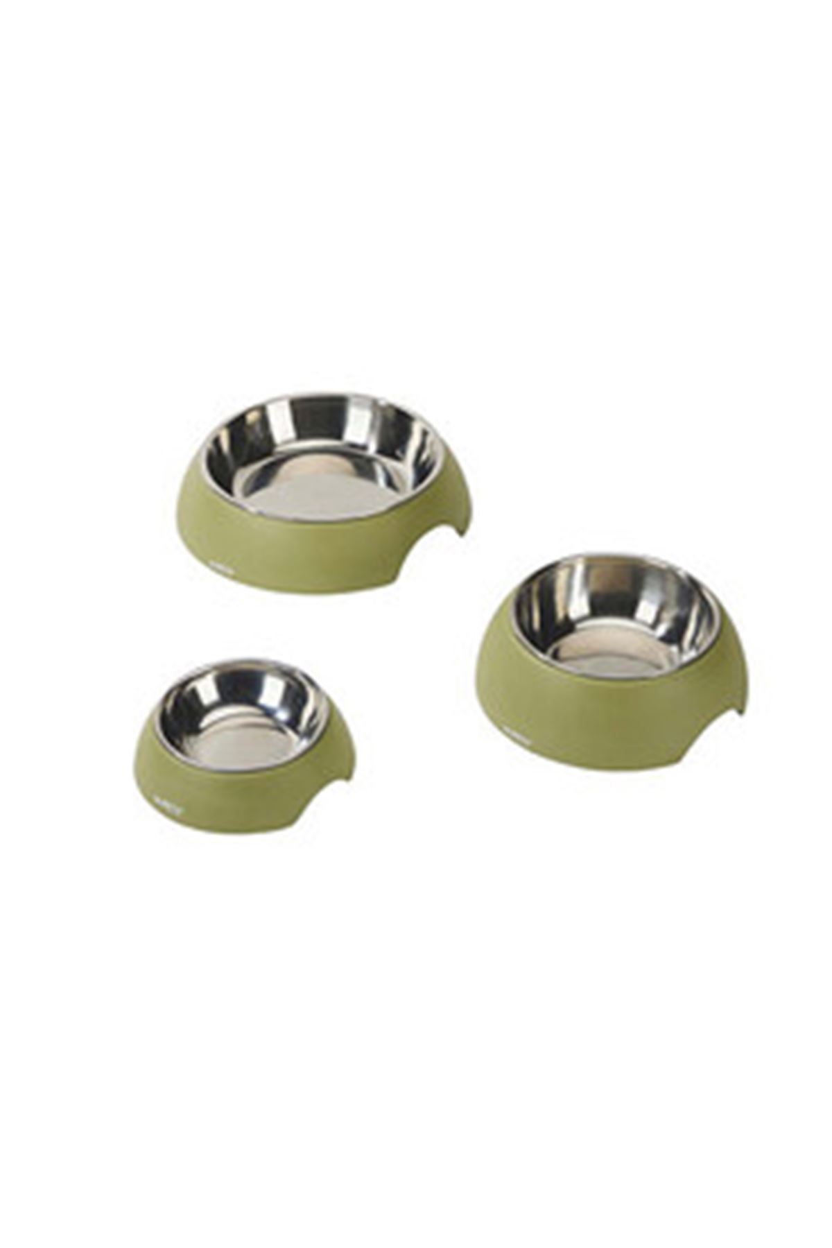M-Pets Mama ve Su Kabı Eco Bamboo Yeşil 600 Ml