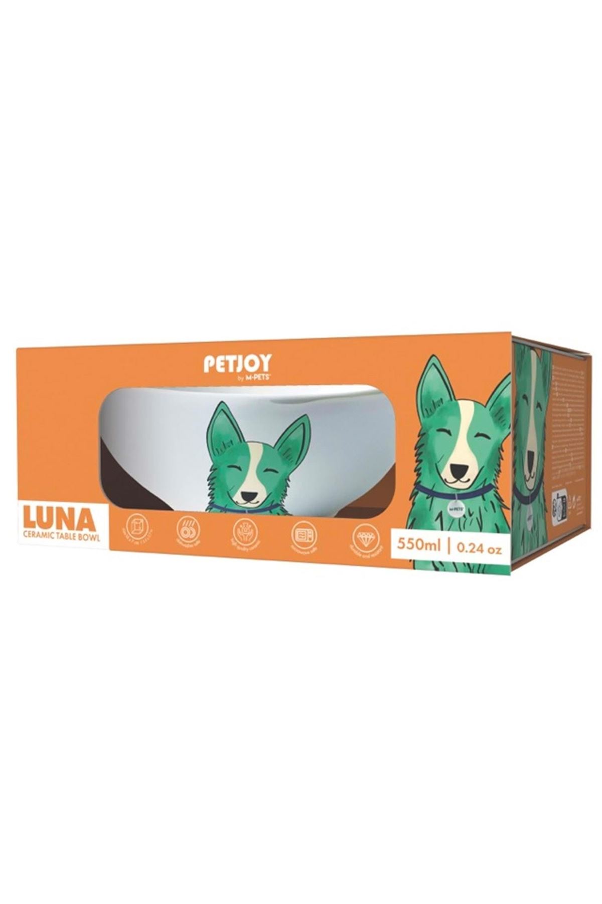 M-Pets Mama ve Su Kabı Seramik 550 Ml