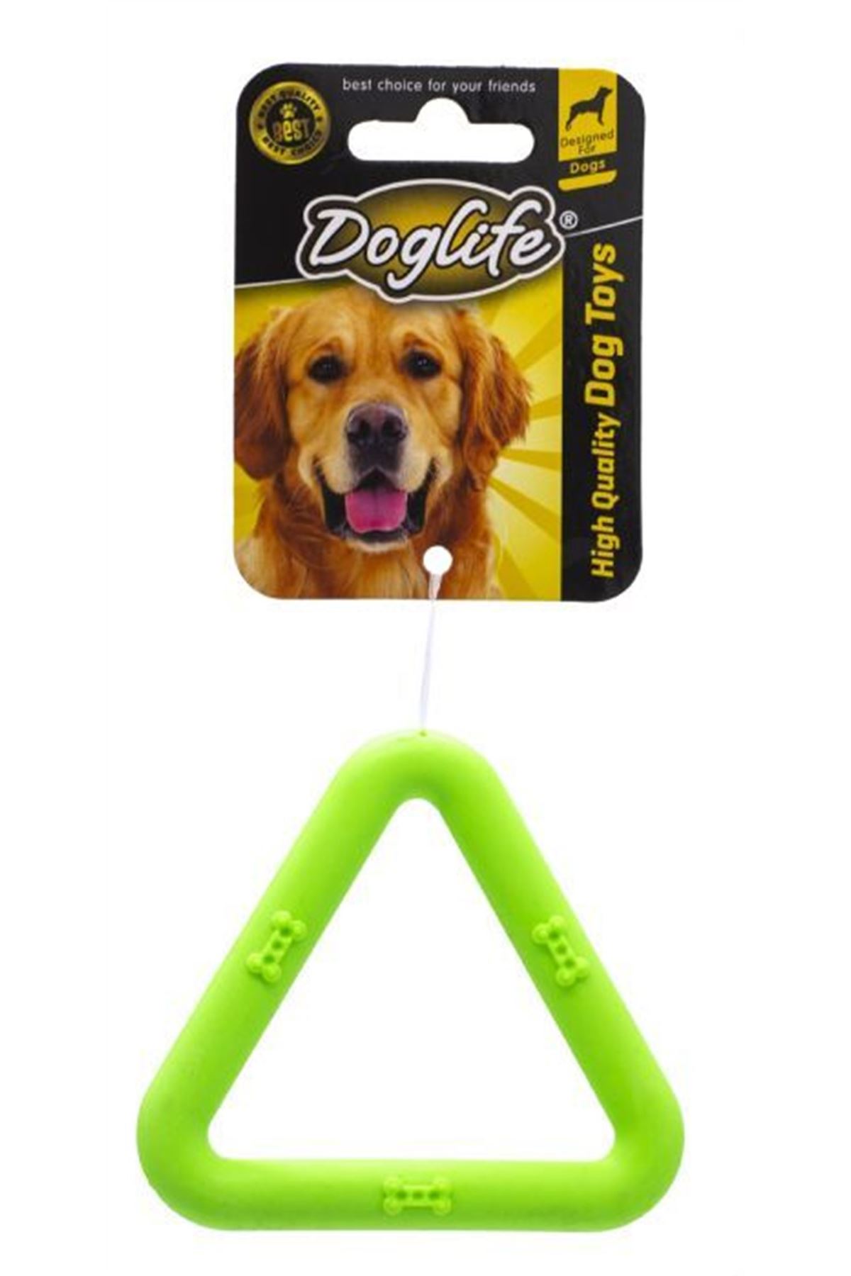 Doglife Köpek Oyuncağı Kauçuk Trıangle 8 Cm