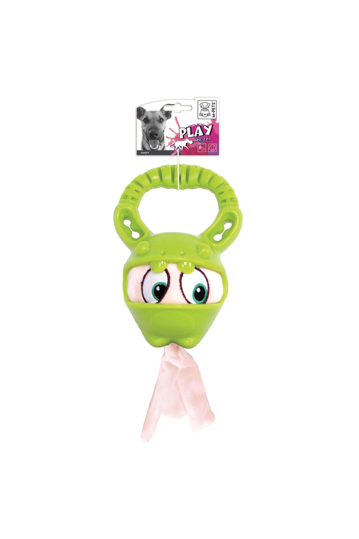 M-Pets Köpek Oyuncağı Sweety Kauçuk Oyuncak Yeşil