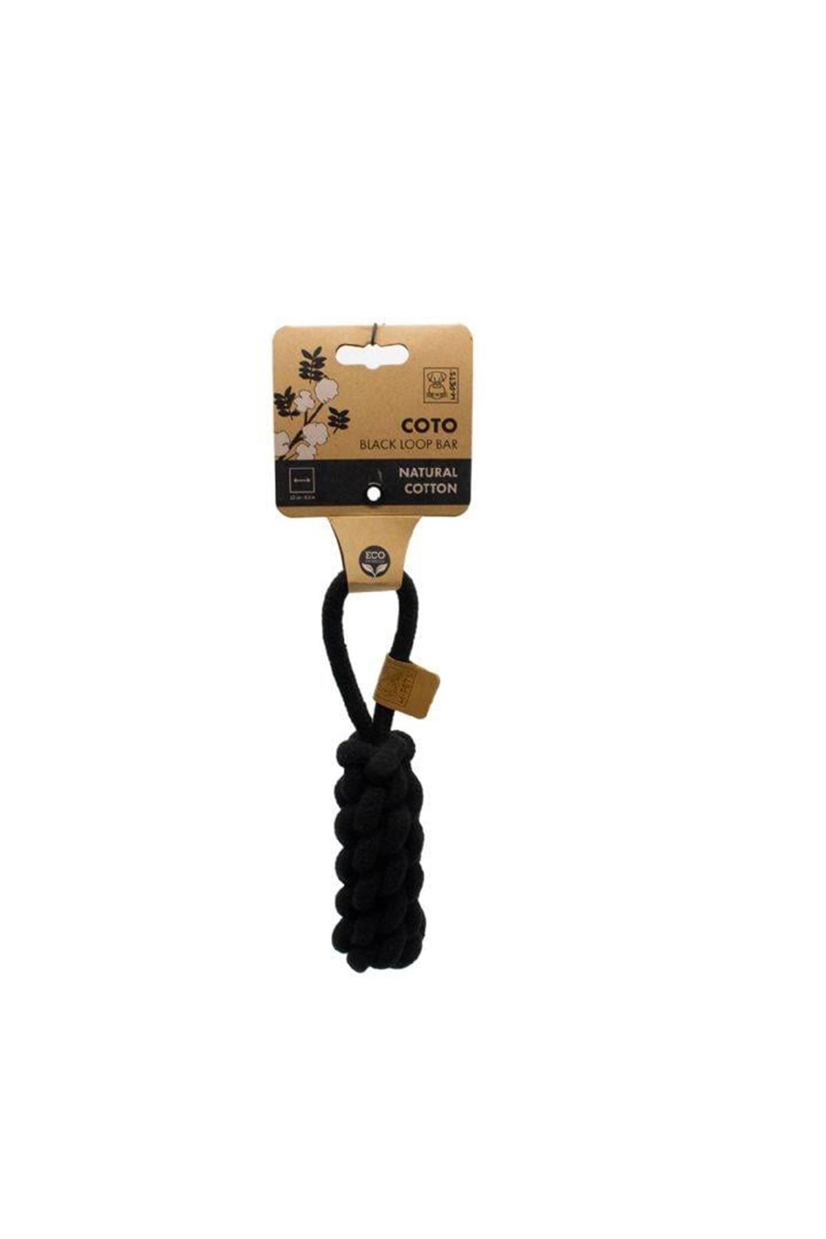 M-Pets Köpek Diş İpi Örgü Siyah 22*5*5 Cm