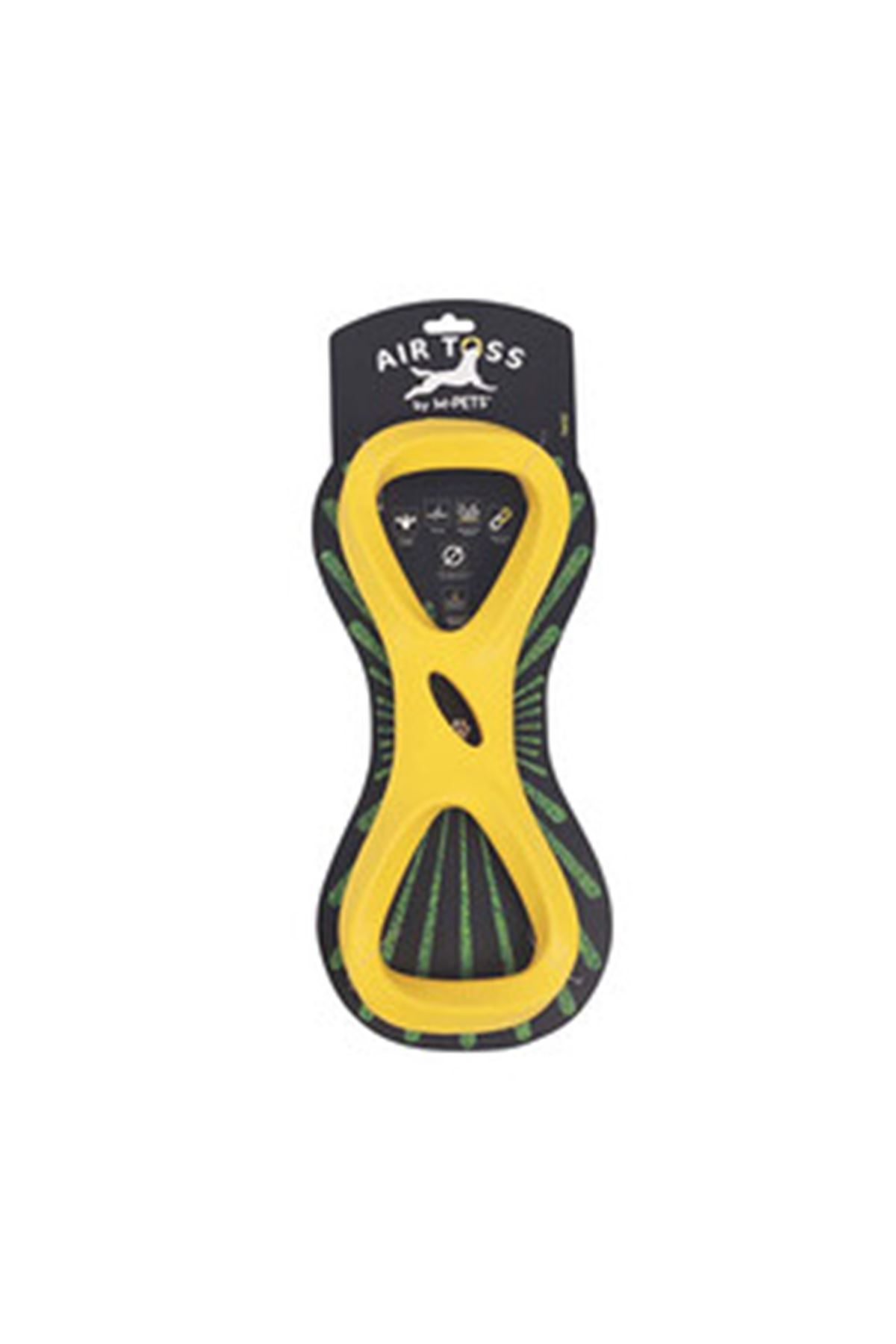 M-Pets Köpek Oyuncağı Air Toss Twist Sarı