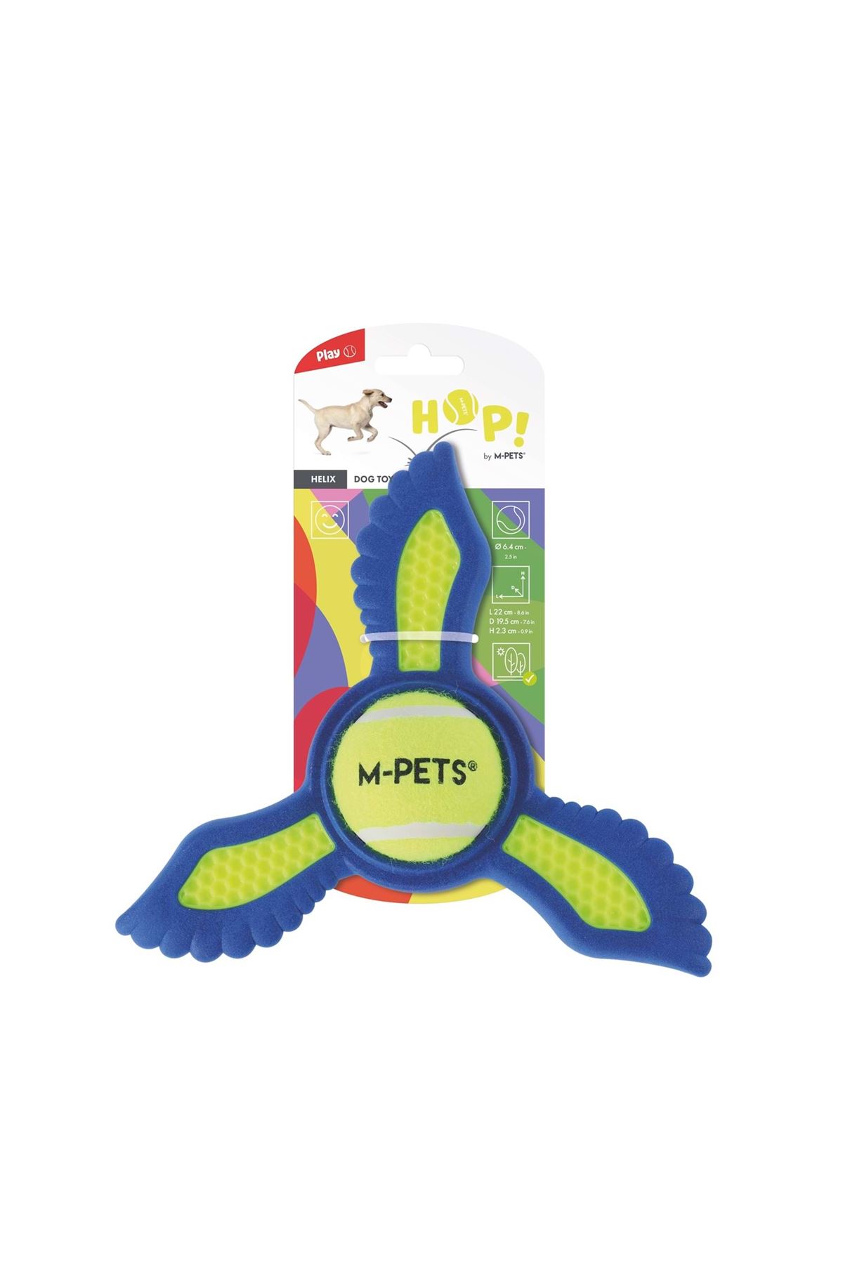 M-Pets Köpek Oyuncağı Hop Helix Frizbi