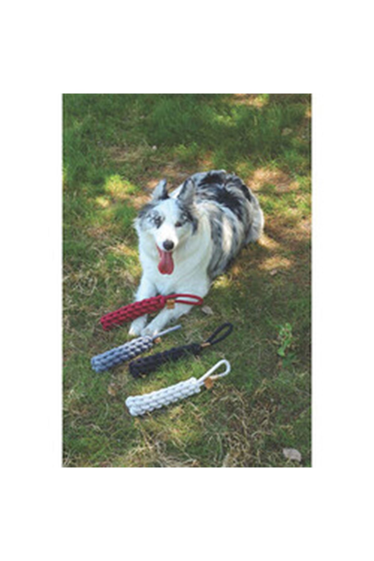 M-Pets Köpek Oyuncağı Örgü Beyaz 34 Cm