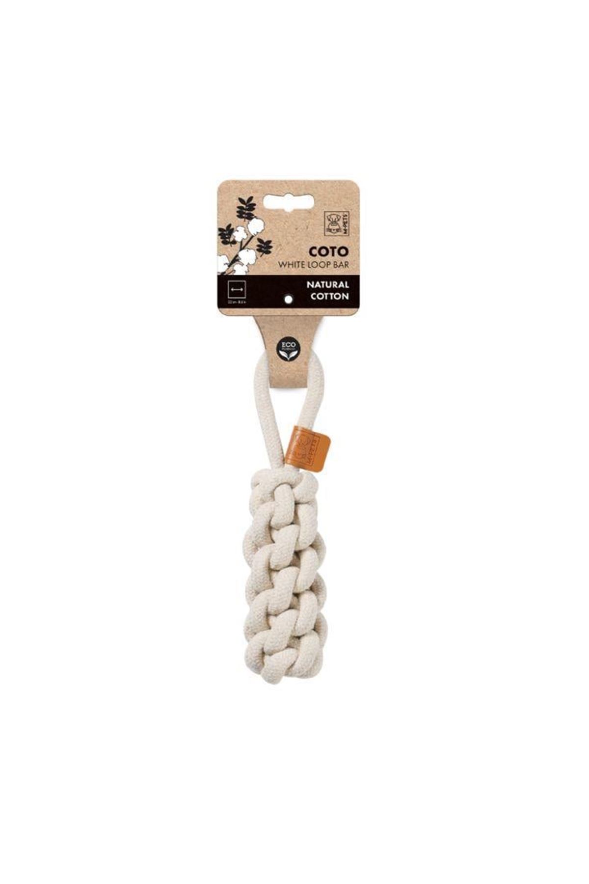 M-Pets Köpek Diş İpi Örgü Beyaz 22 Cm