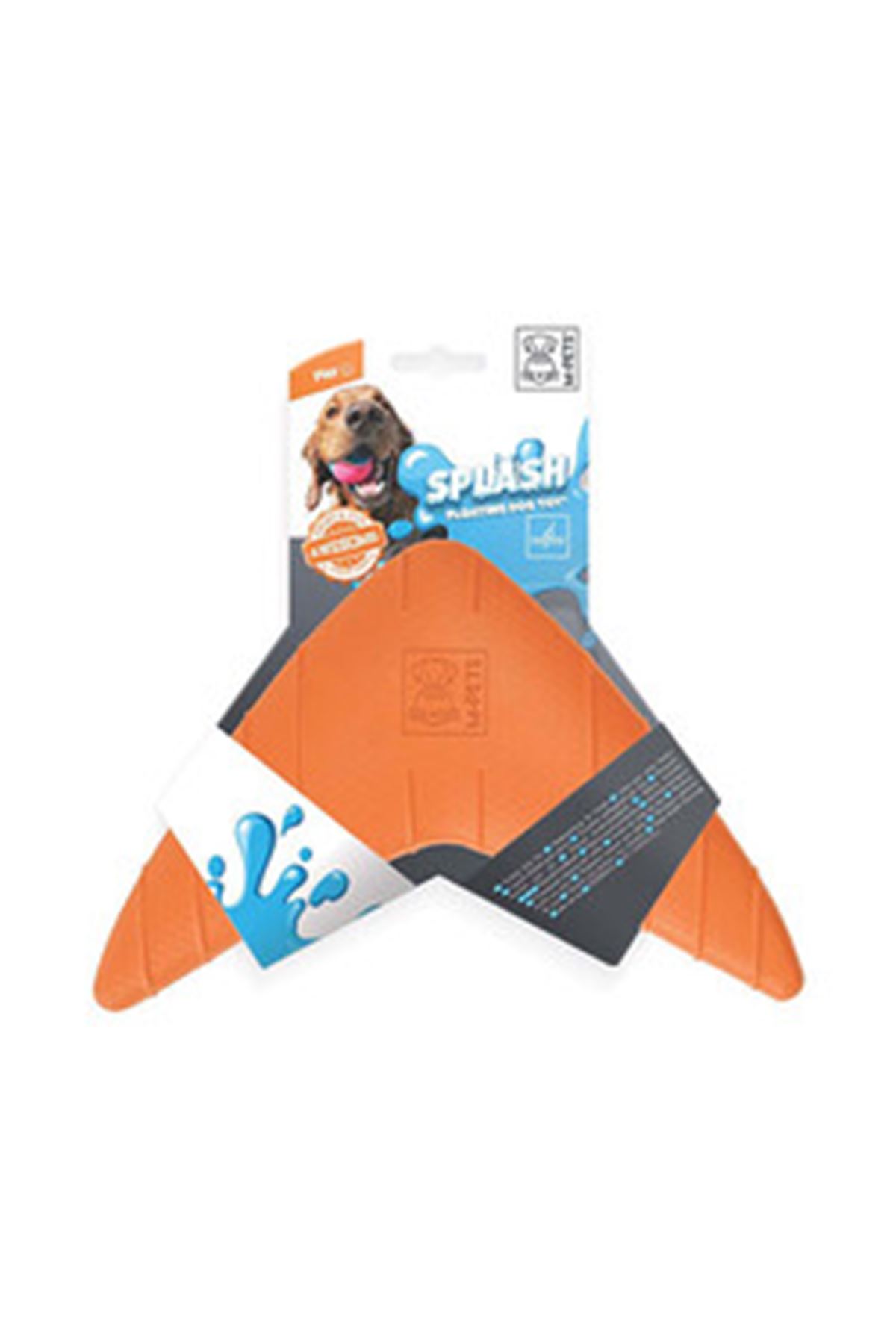 M-Pets Köpek Oyuncağı Splash Frizbi Turuncu