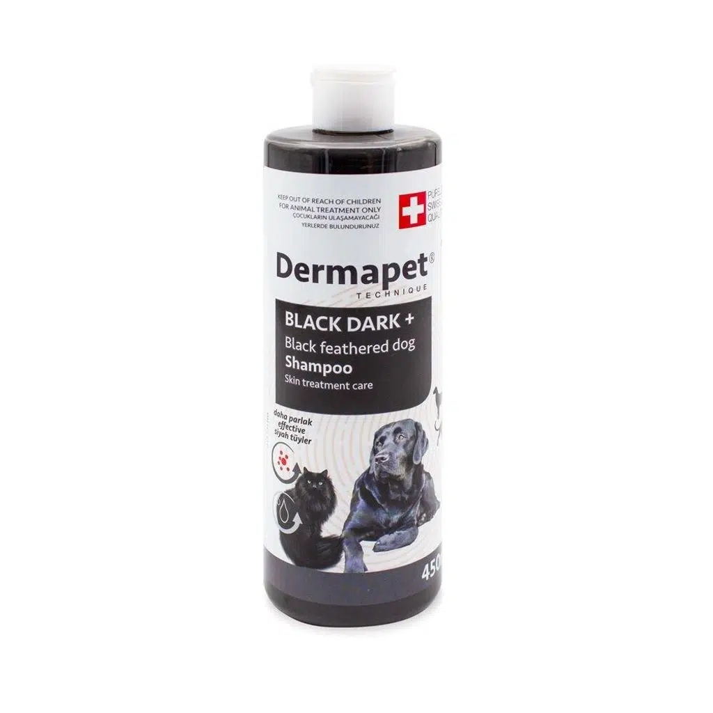 Purele Kedi ve Köpek Şampuanı Siyah Dermapet 450Ml